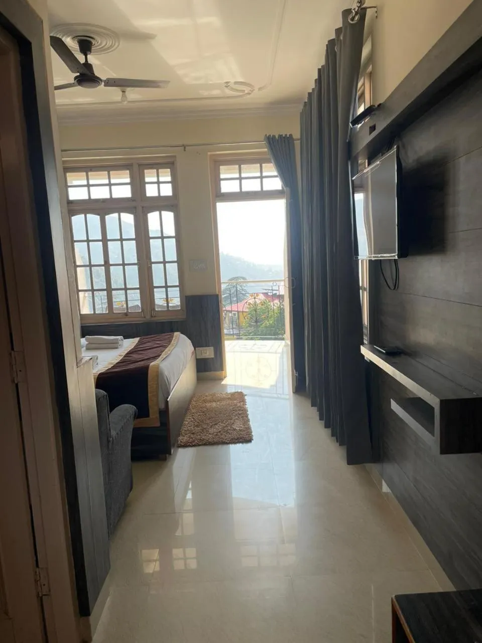 Bed in Sky Pie hotel