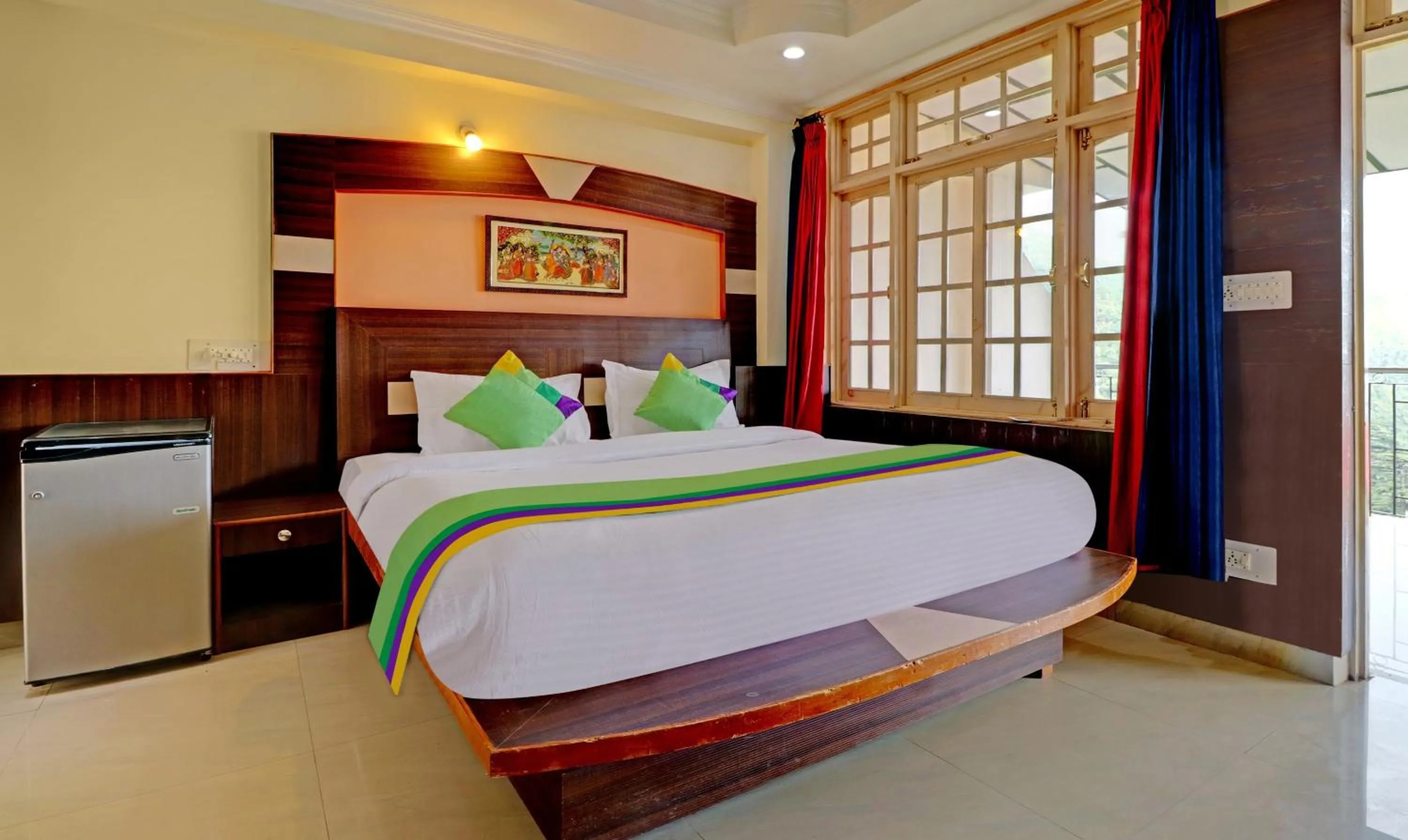 Bed in Sky Pie hotel