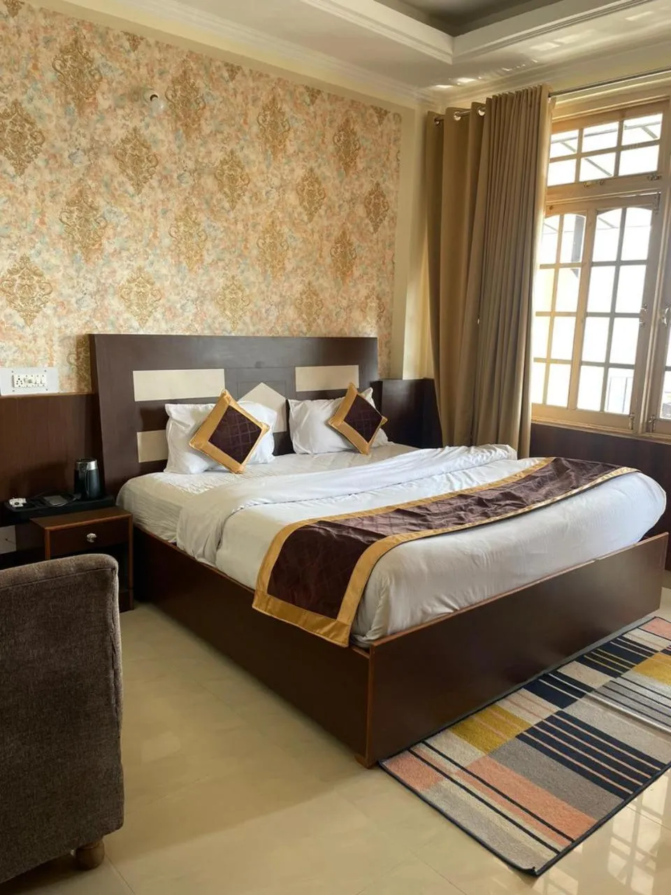 Bed in Sky Pie hotel