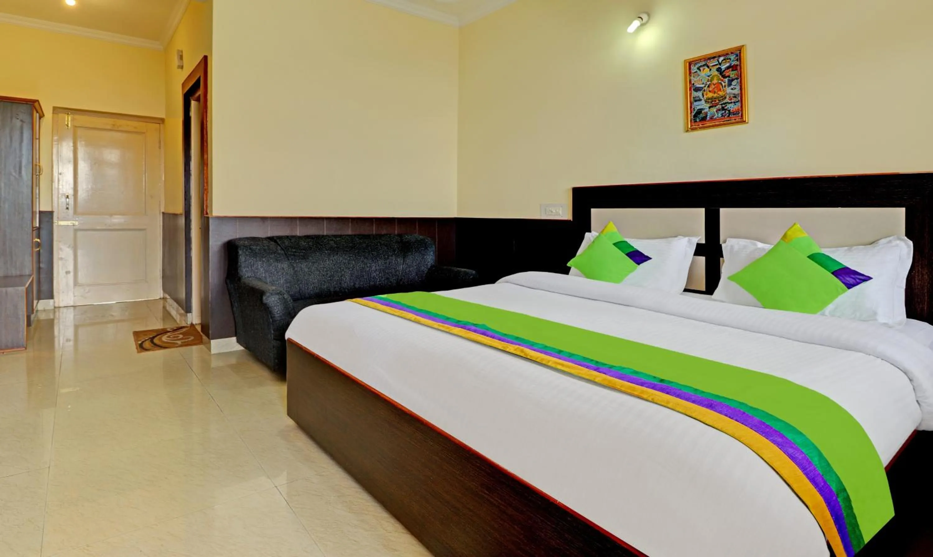 Bed in Sky Pie hotel