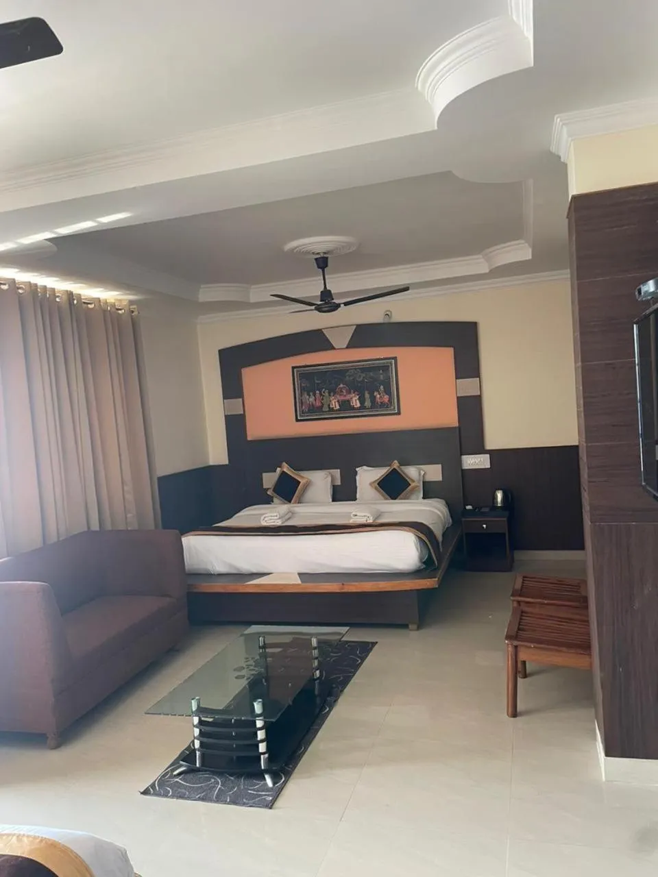 Bed in Sky Pie hotel