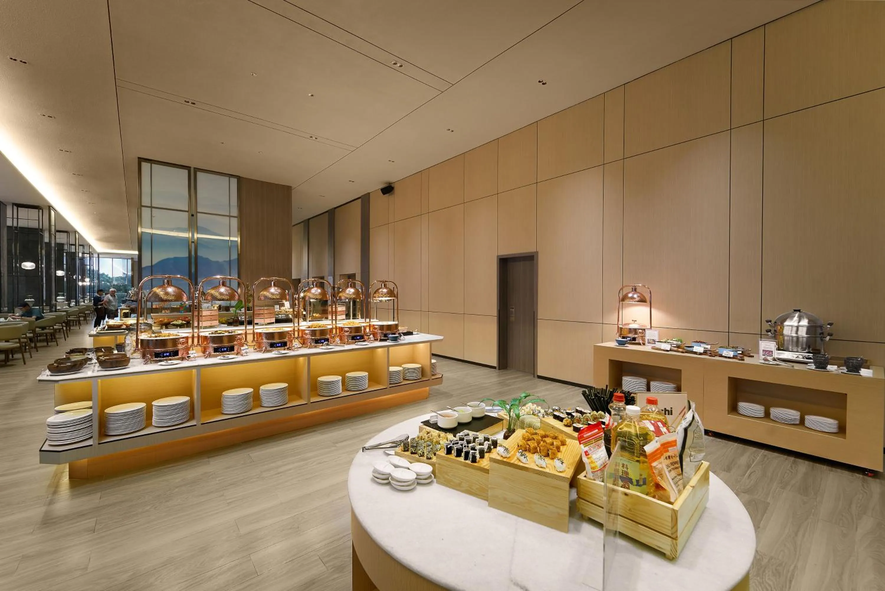 Buffet breakfast in HARRIS Hotel & Suites Nagoya Batam