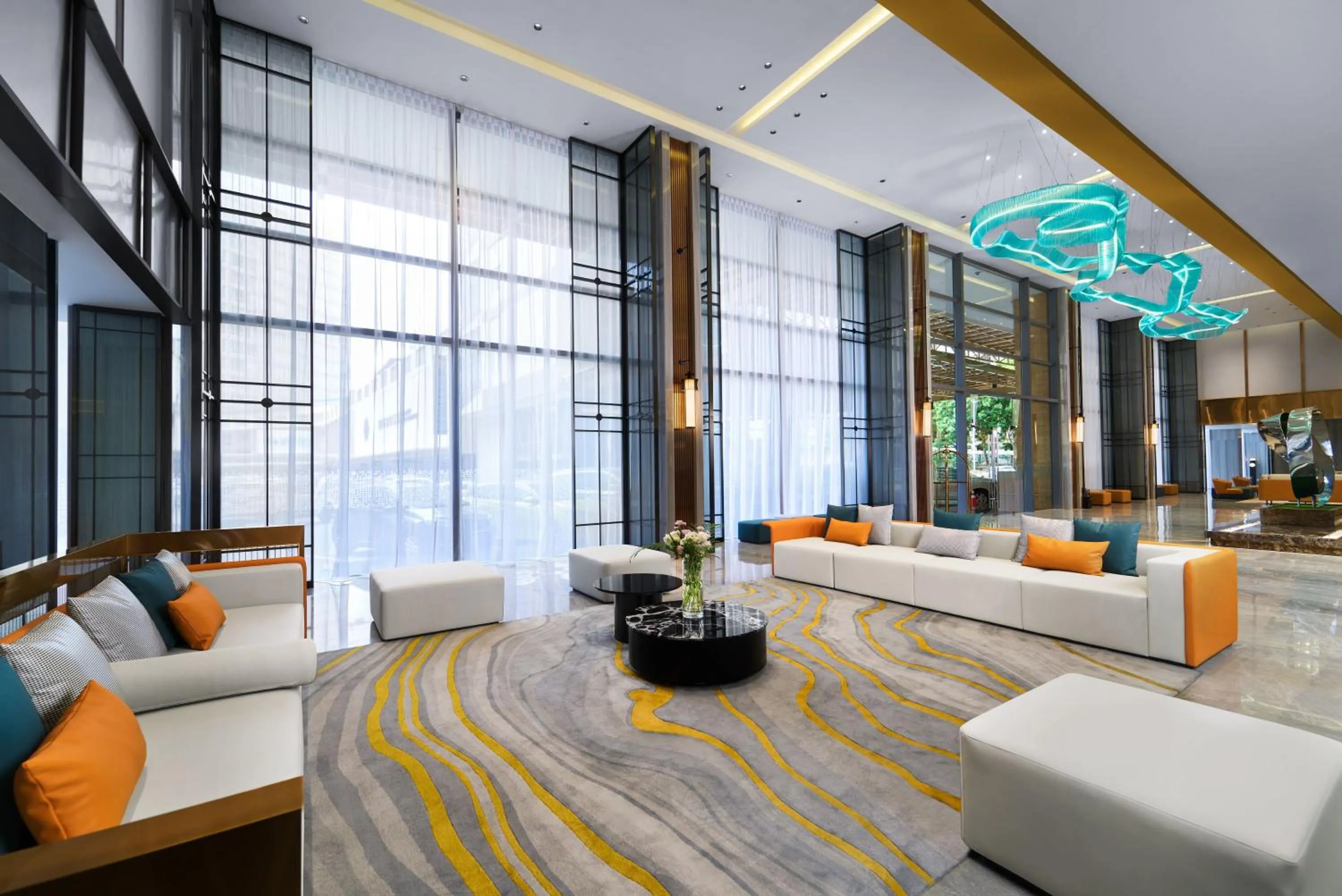 Lobby or reception in HARRIS Hotel & Suites Nagoya Batam
