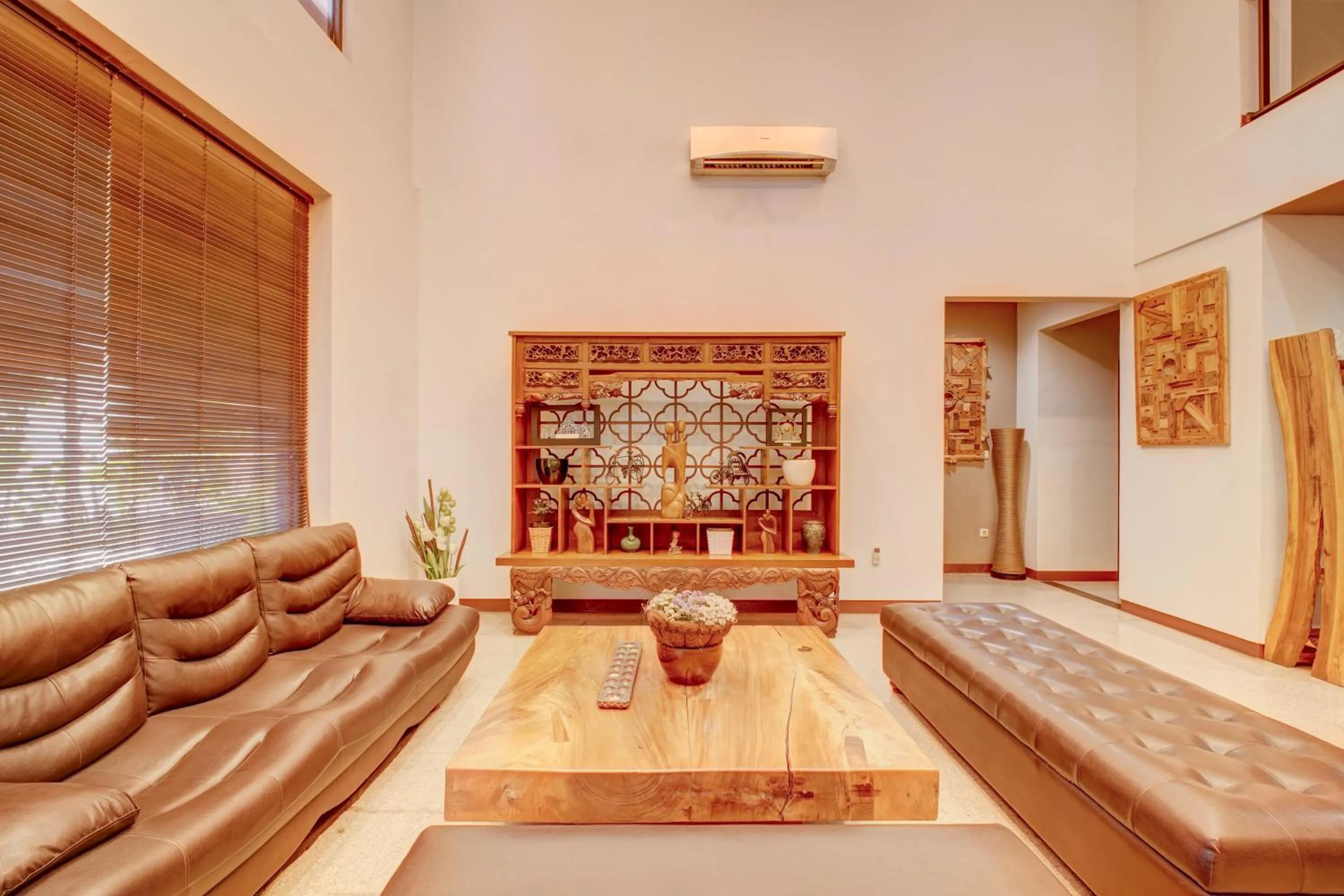 Seating area in Collection O near MRT Cipete Raya formerly Terogong Sembilan