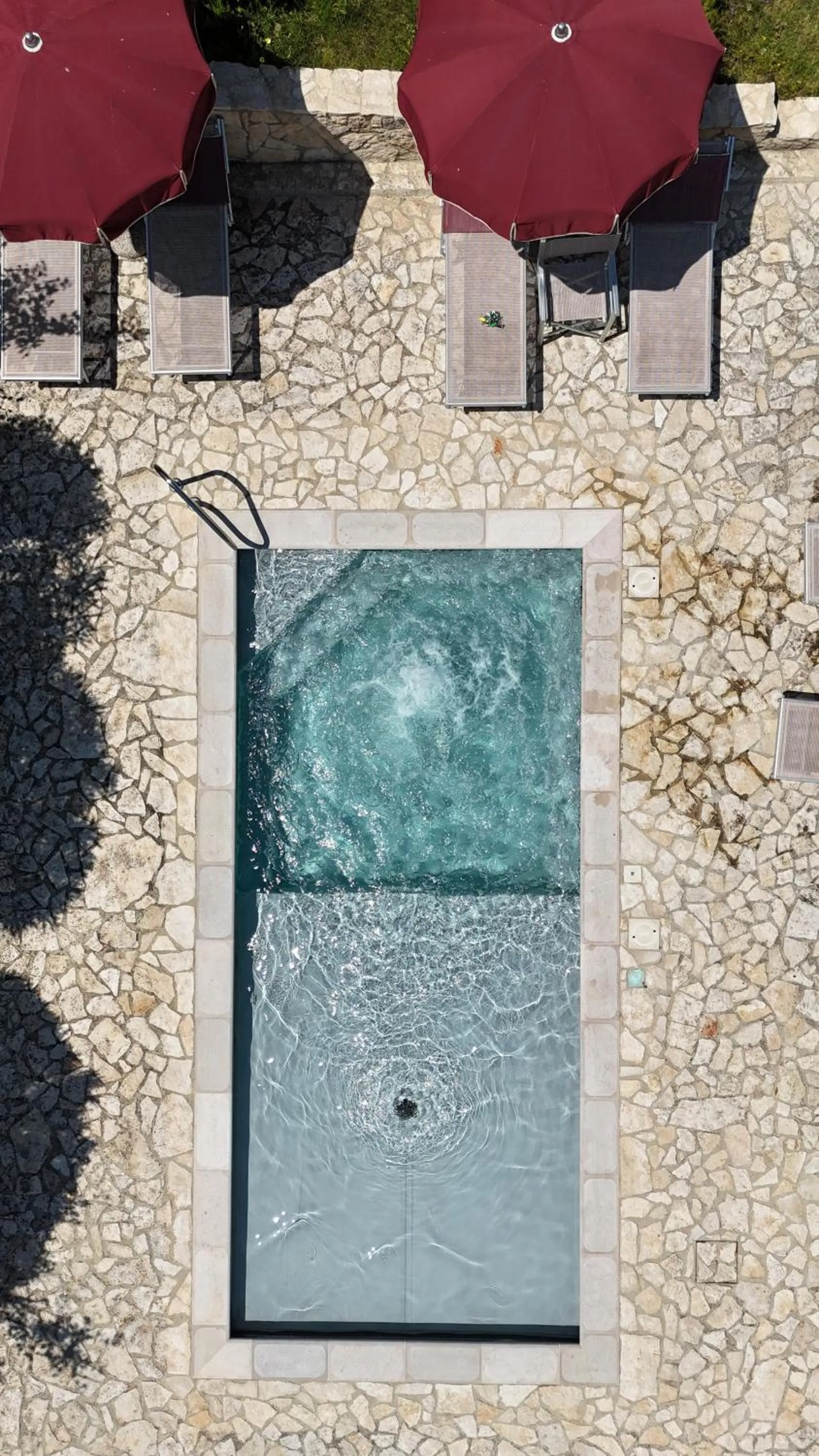 Pool view in La Muccheria