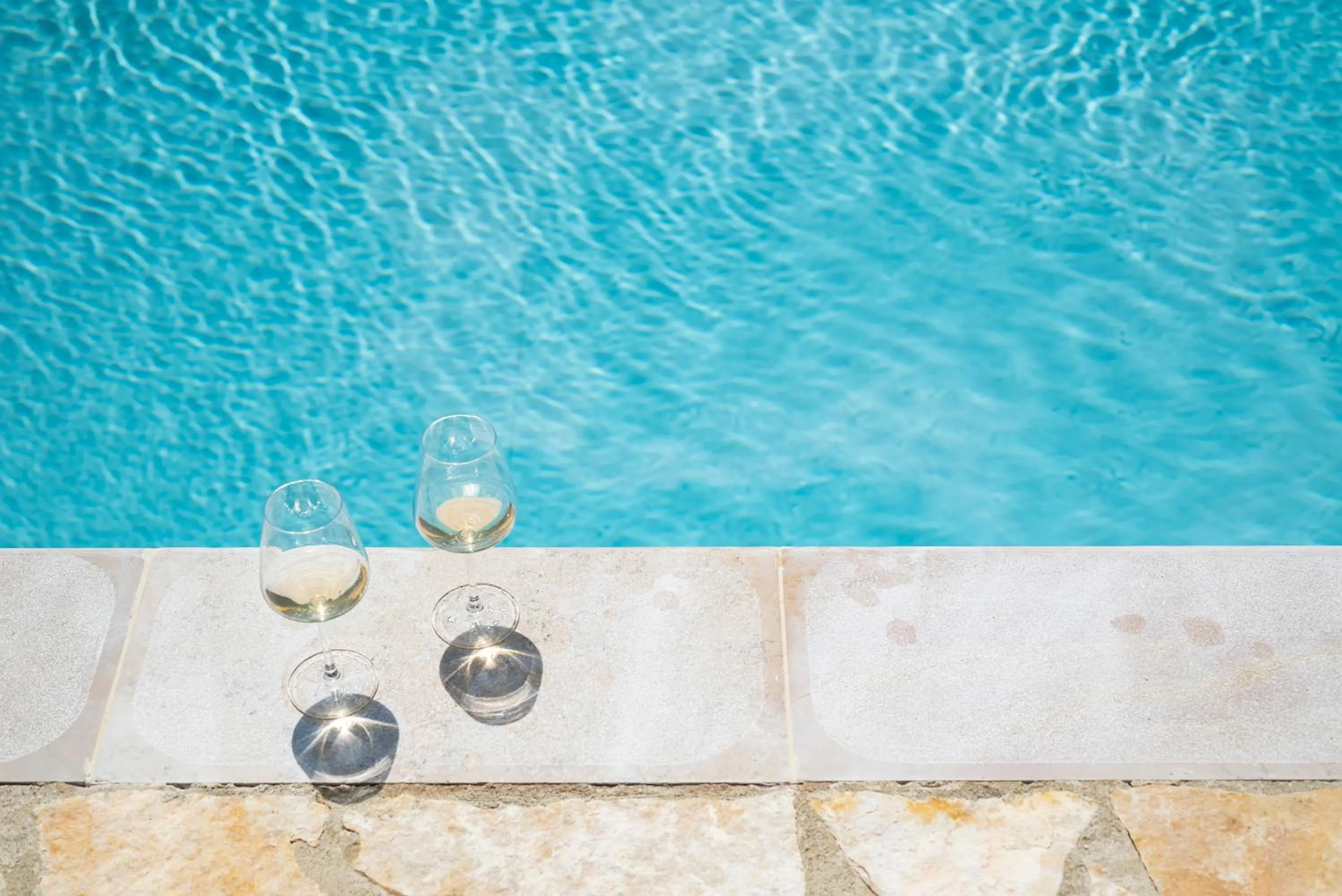 Pool view in La Muccheria