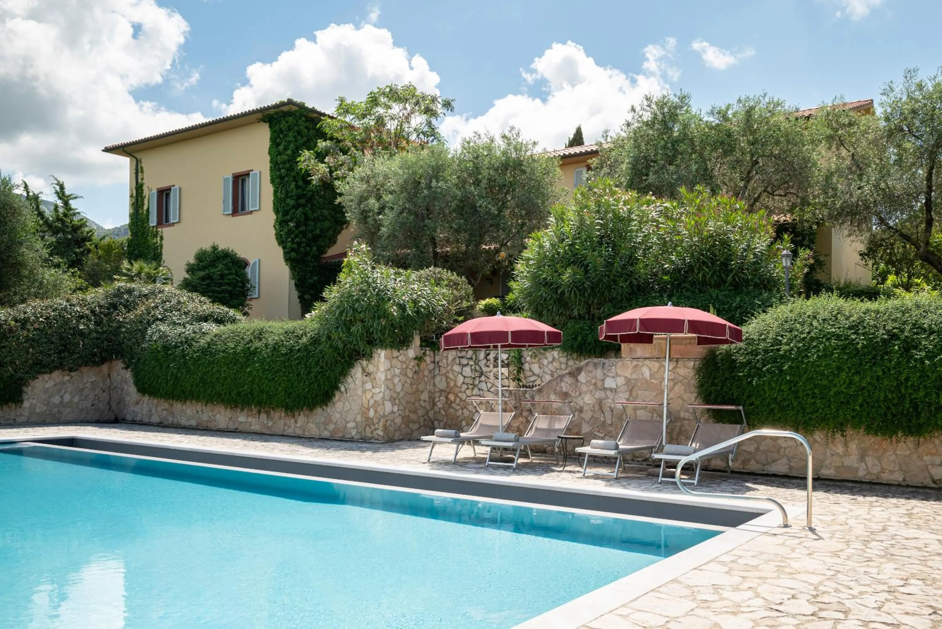 Garden view in La Muccheria