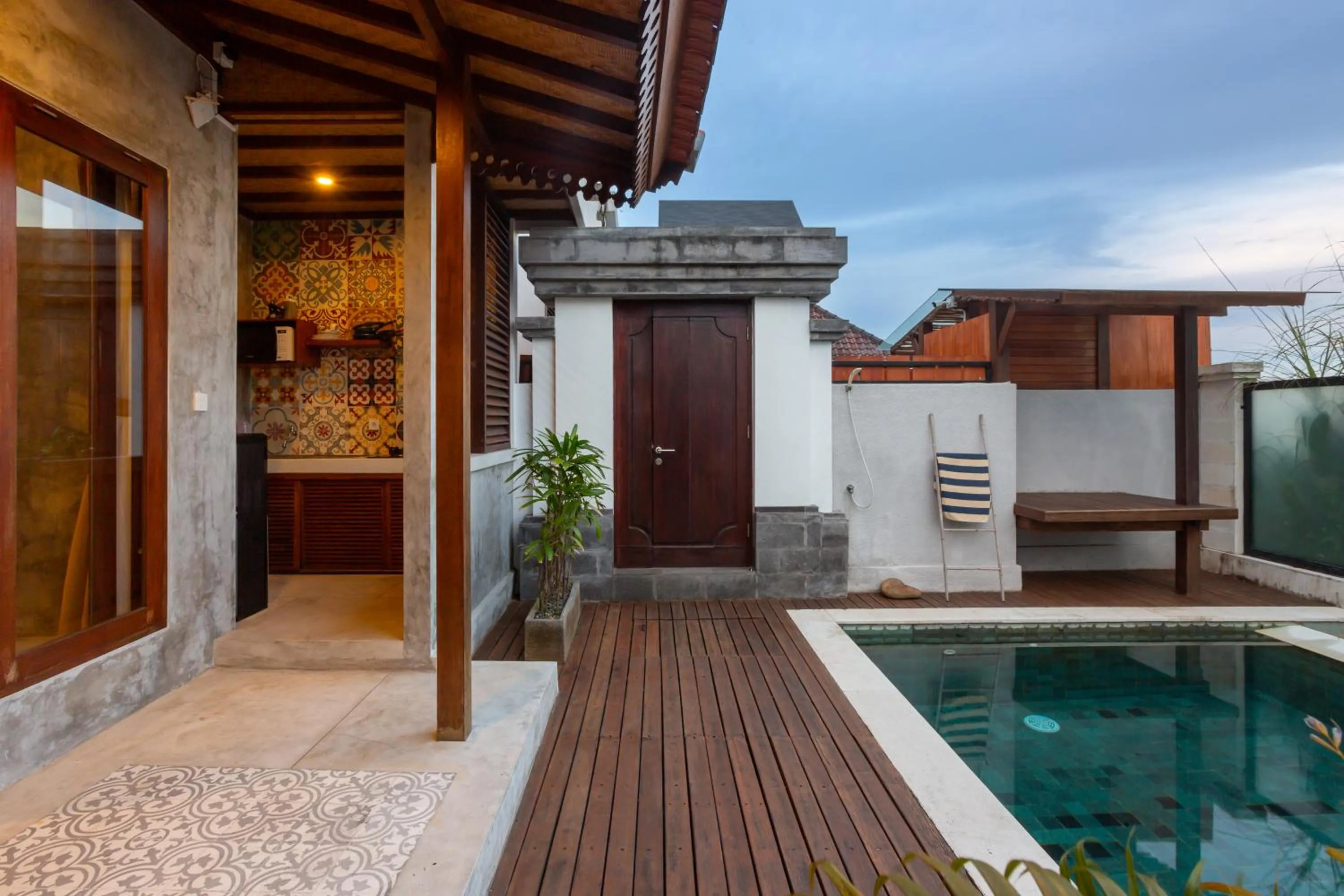 Kitchen or kitchenette in Om Villas Kedungu