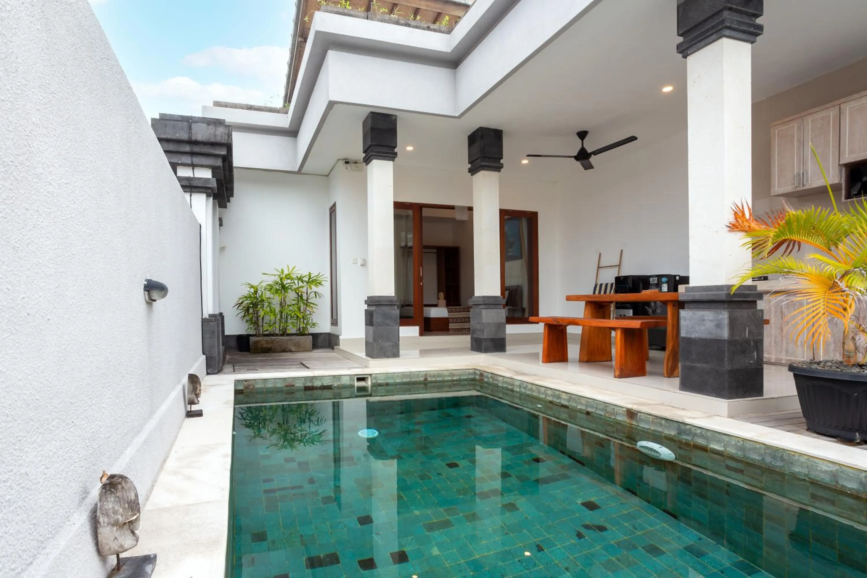 Balcony/Terrace in Om Villas Kedungu