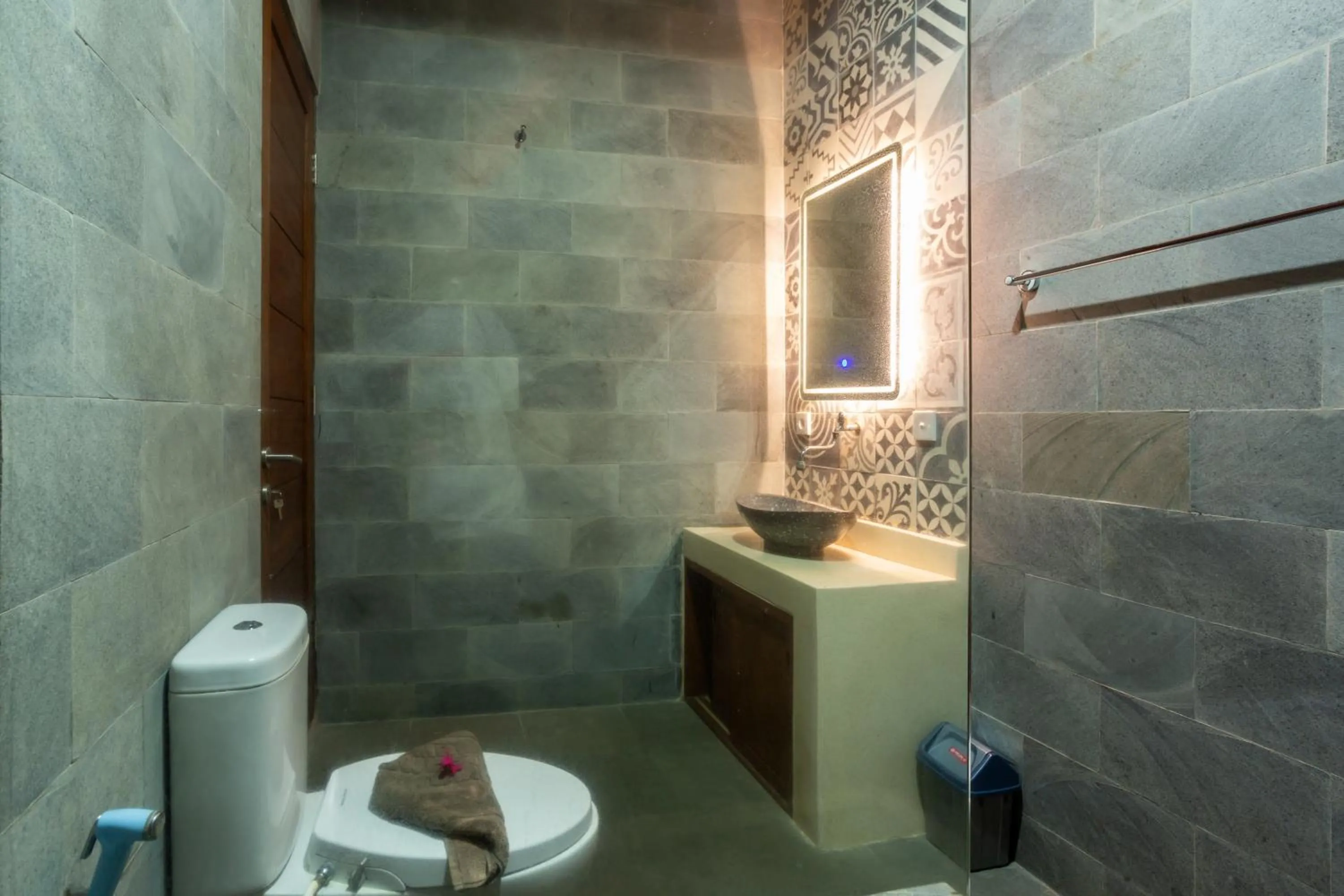 Bathroom in Om Villas Kedungu