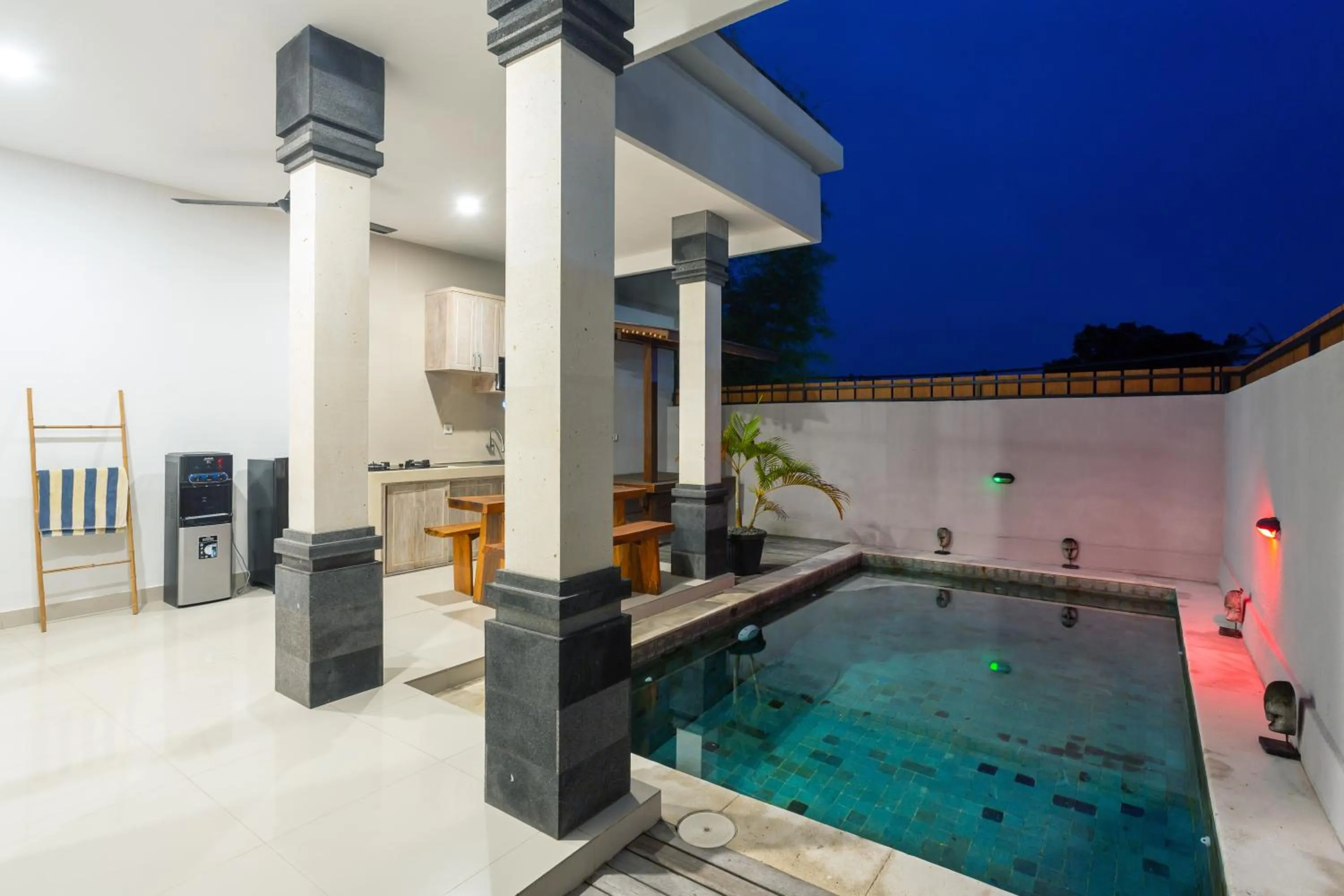 Pool view in Om Villas Kedungu