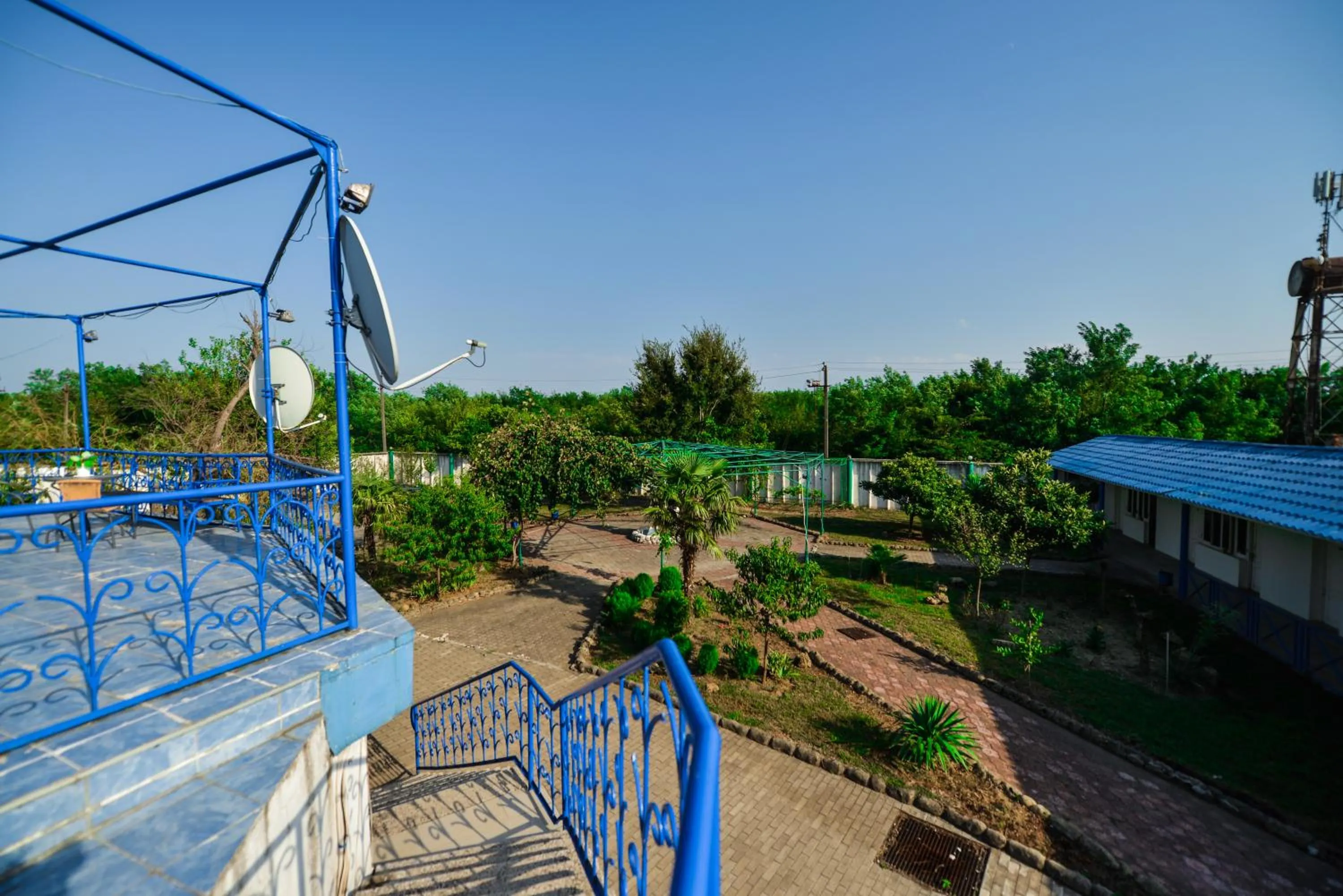 Garden view in Europa Hotel-Kutaisi
