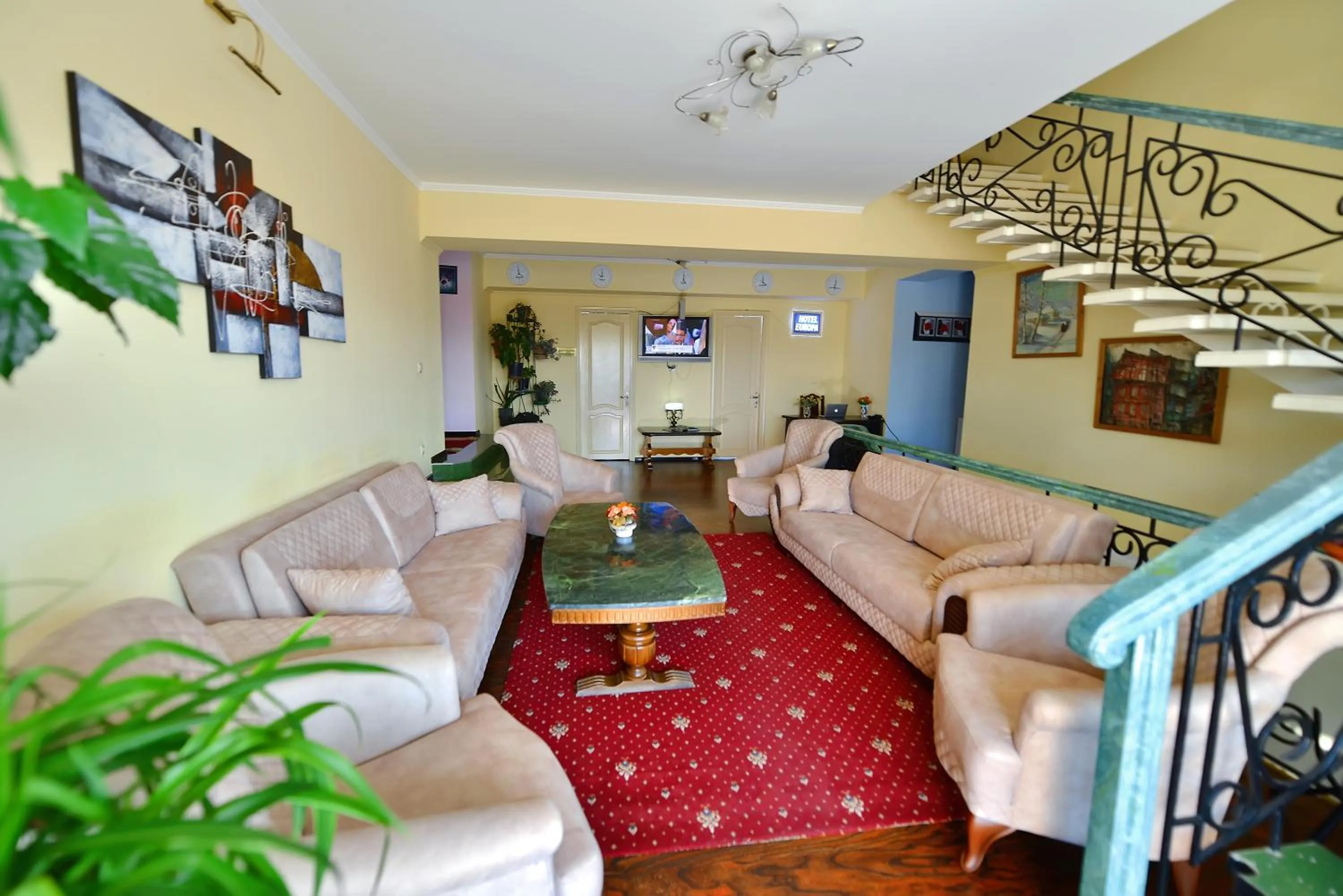 Lobby or reception in Europa Hotel-Kutaisi