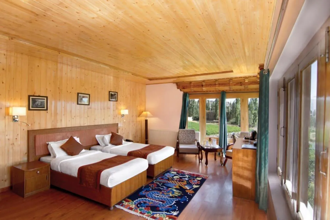 Bed in Hotel Royal Ladakh, Leh