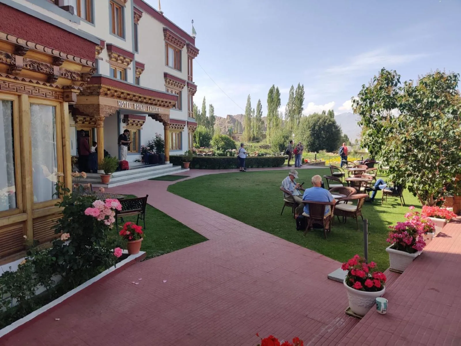 Facade/entrance in Hotel Royal Ladakh, Leh