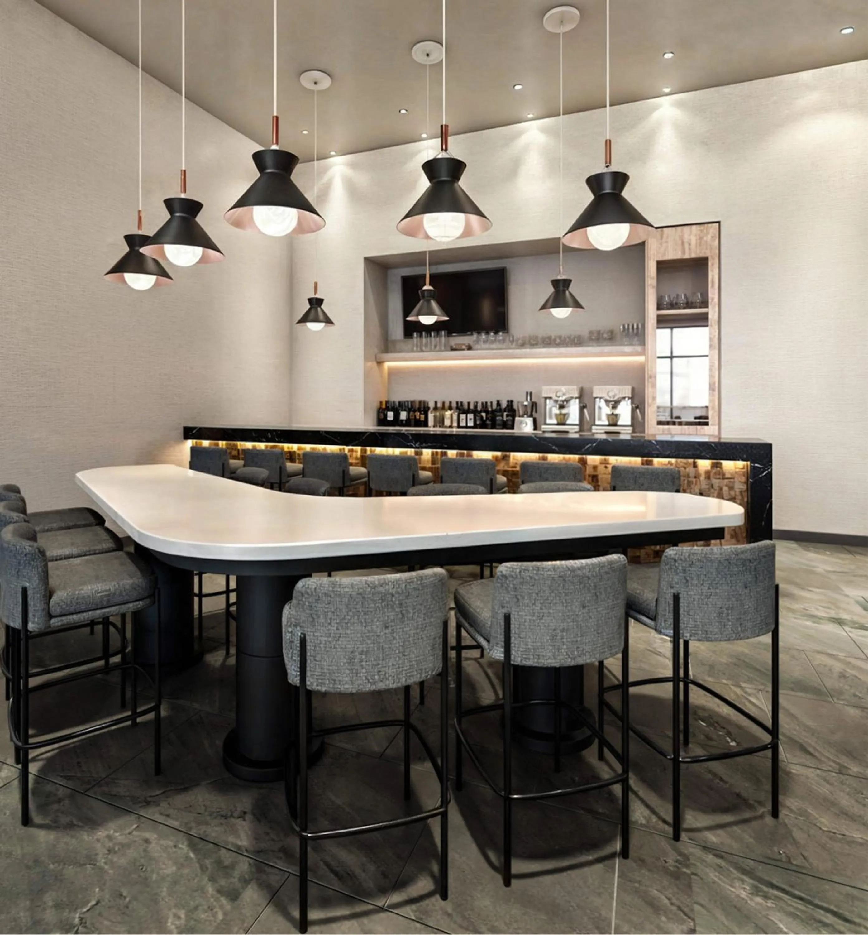 Lounge or bar in Homewood Suites By Hilton Saltillo
