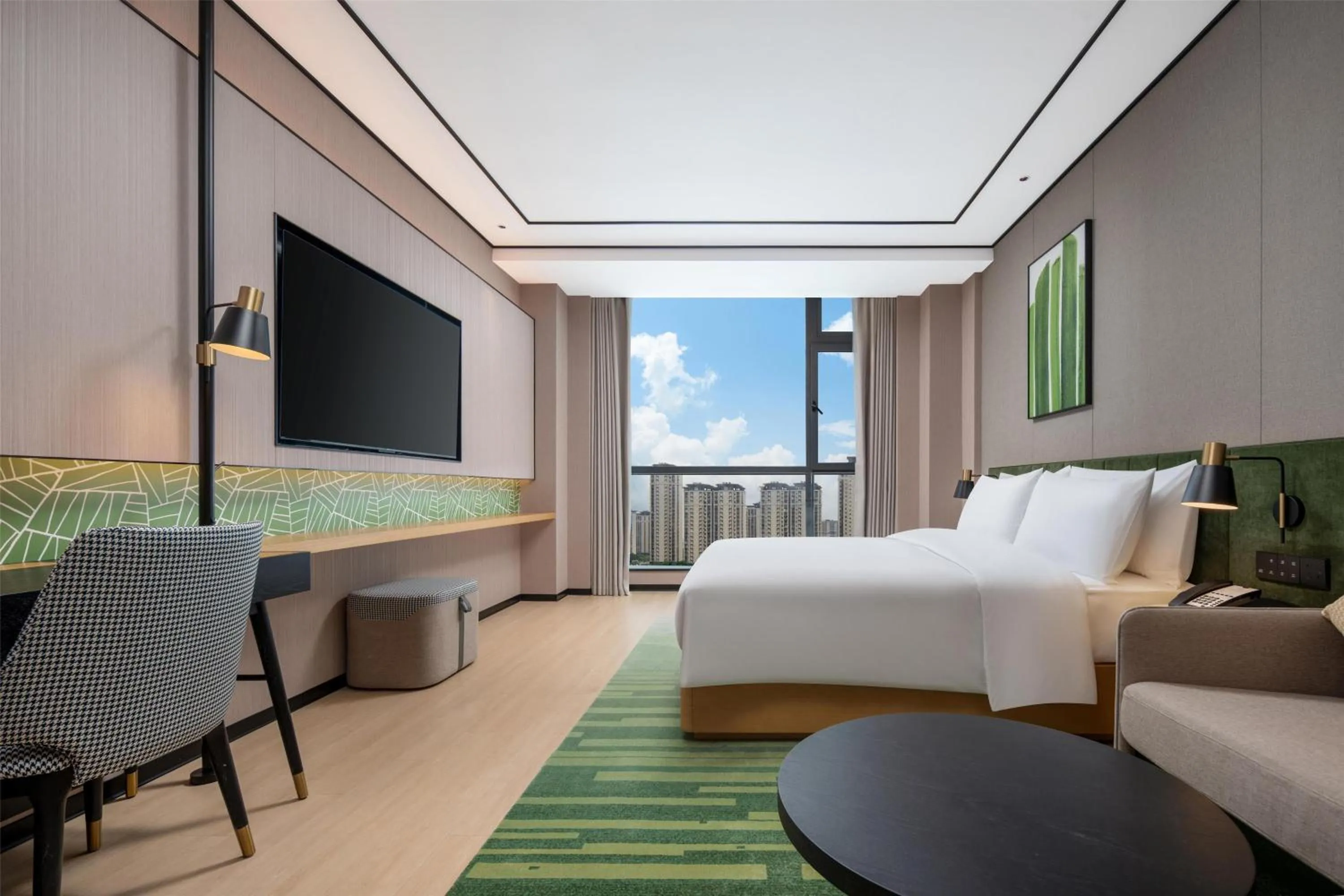 Bed in Hilton Garden Inn Taizhou Xinghua