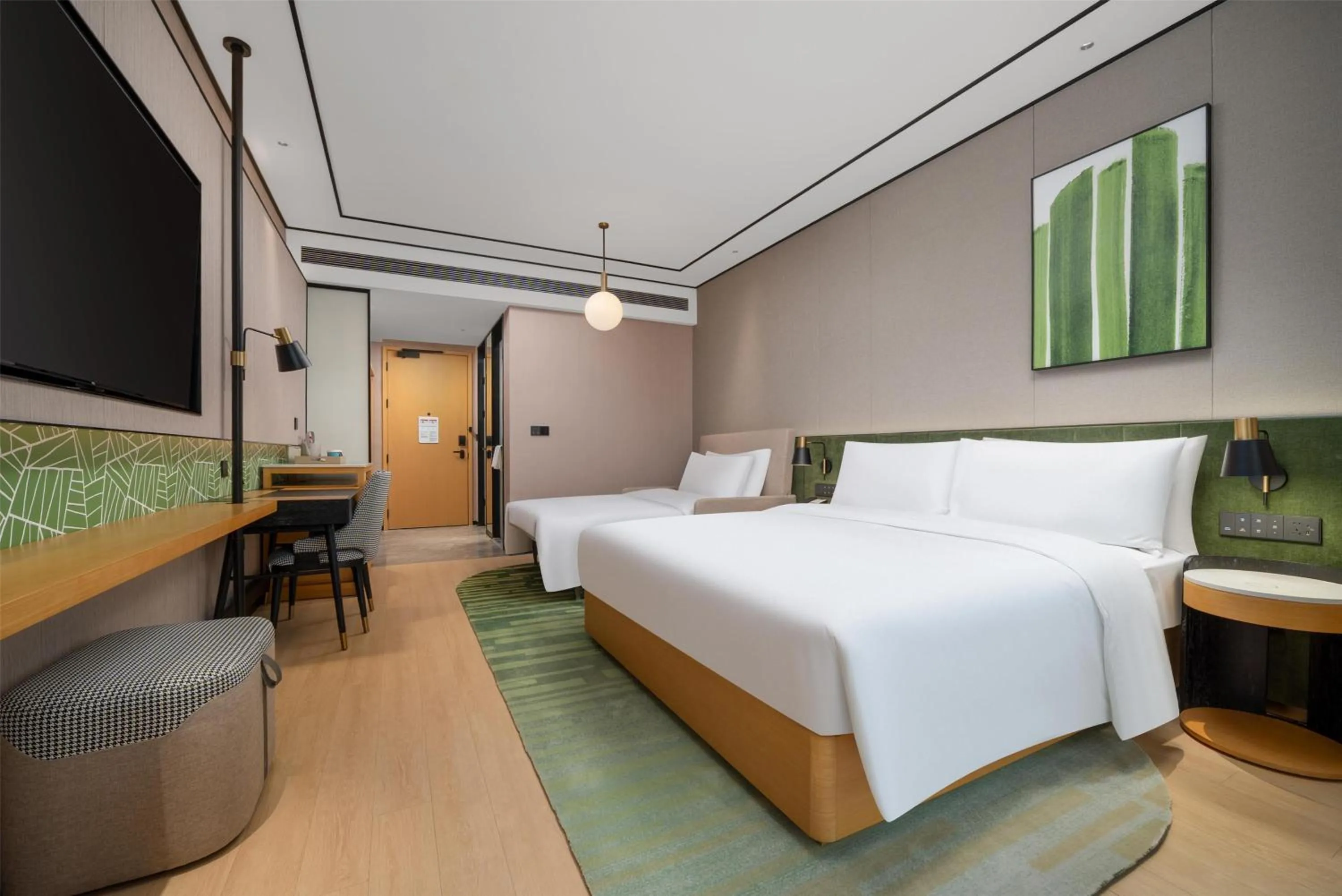 Bed in Hilton Garden Inn Taizhou Xinghua