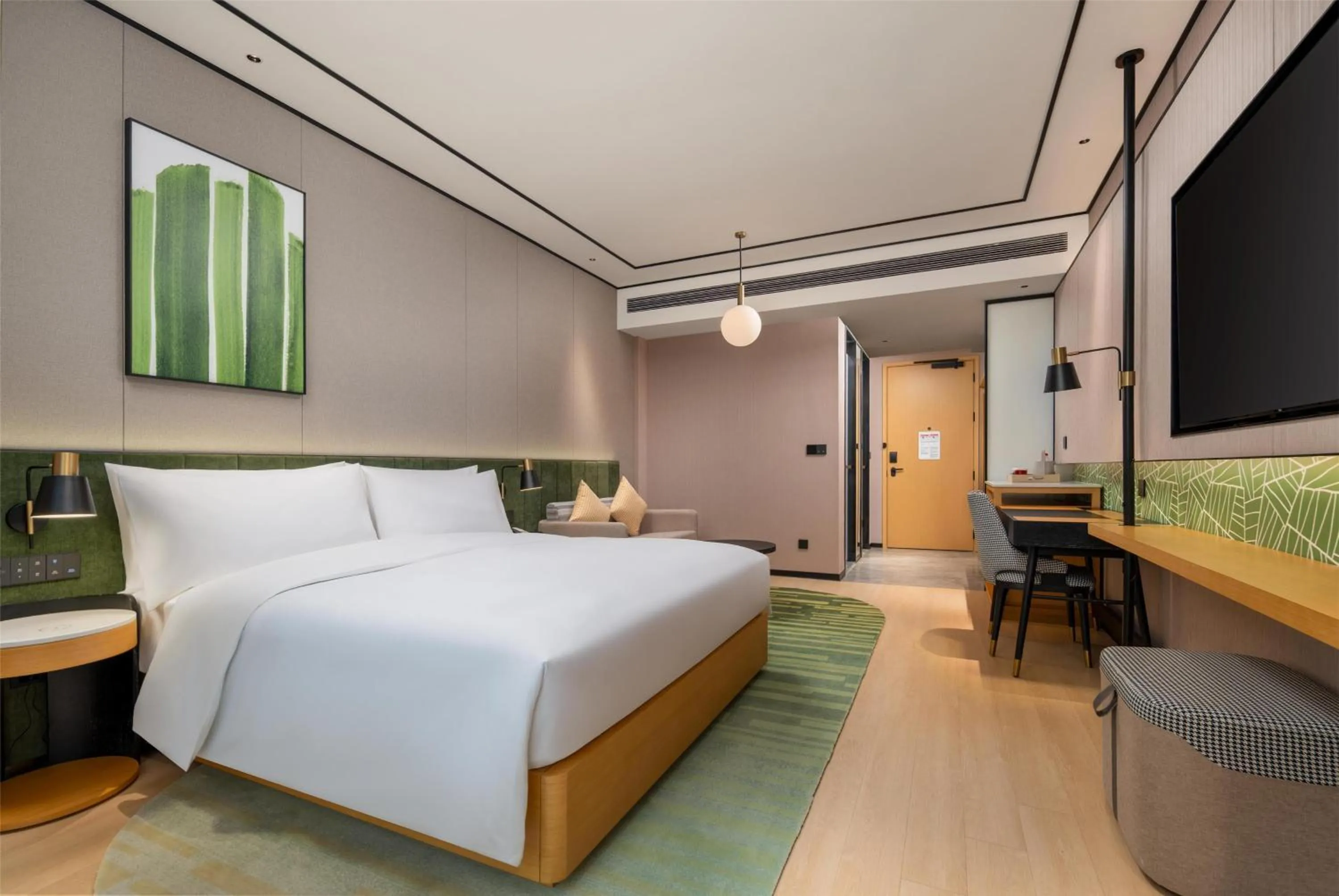 Bed in Hilton Garden Inn Taizhou Xinghua
