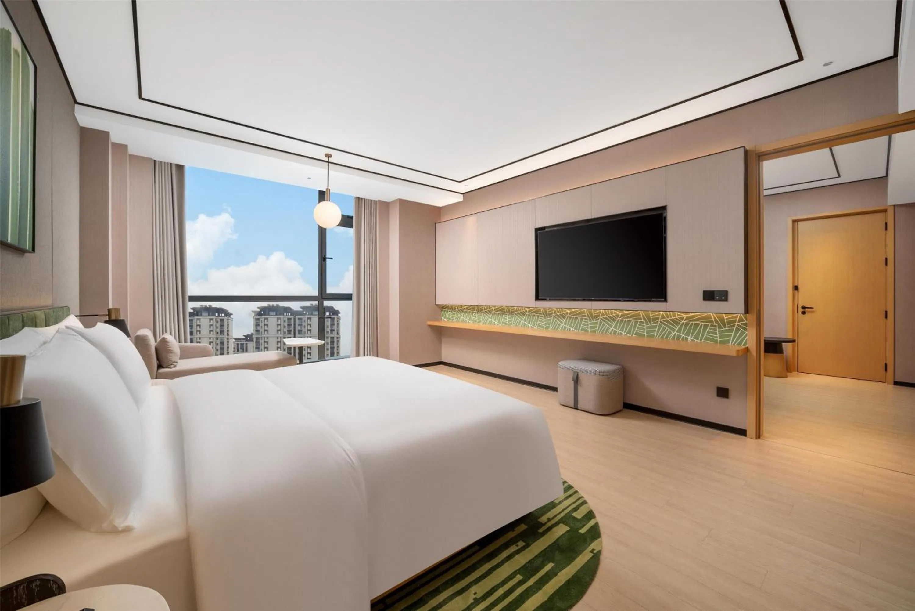 Bed in Hilton Garden Inn Taizhou Xinghua