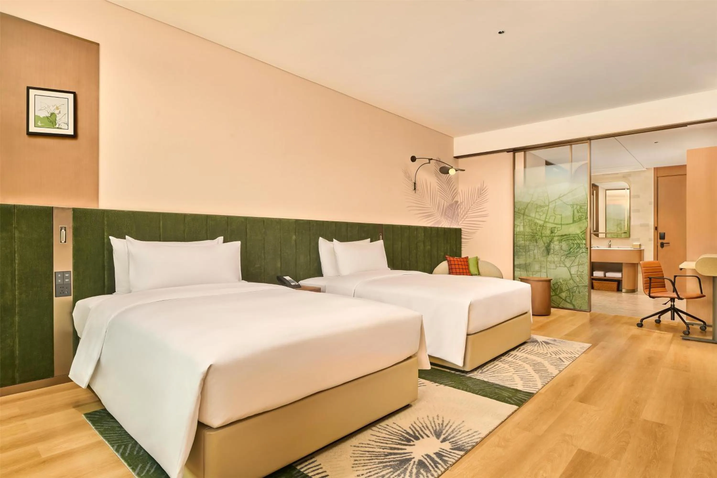 Bed in Hilton Garden Inn Zhongshan South