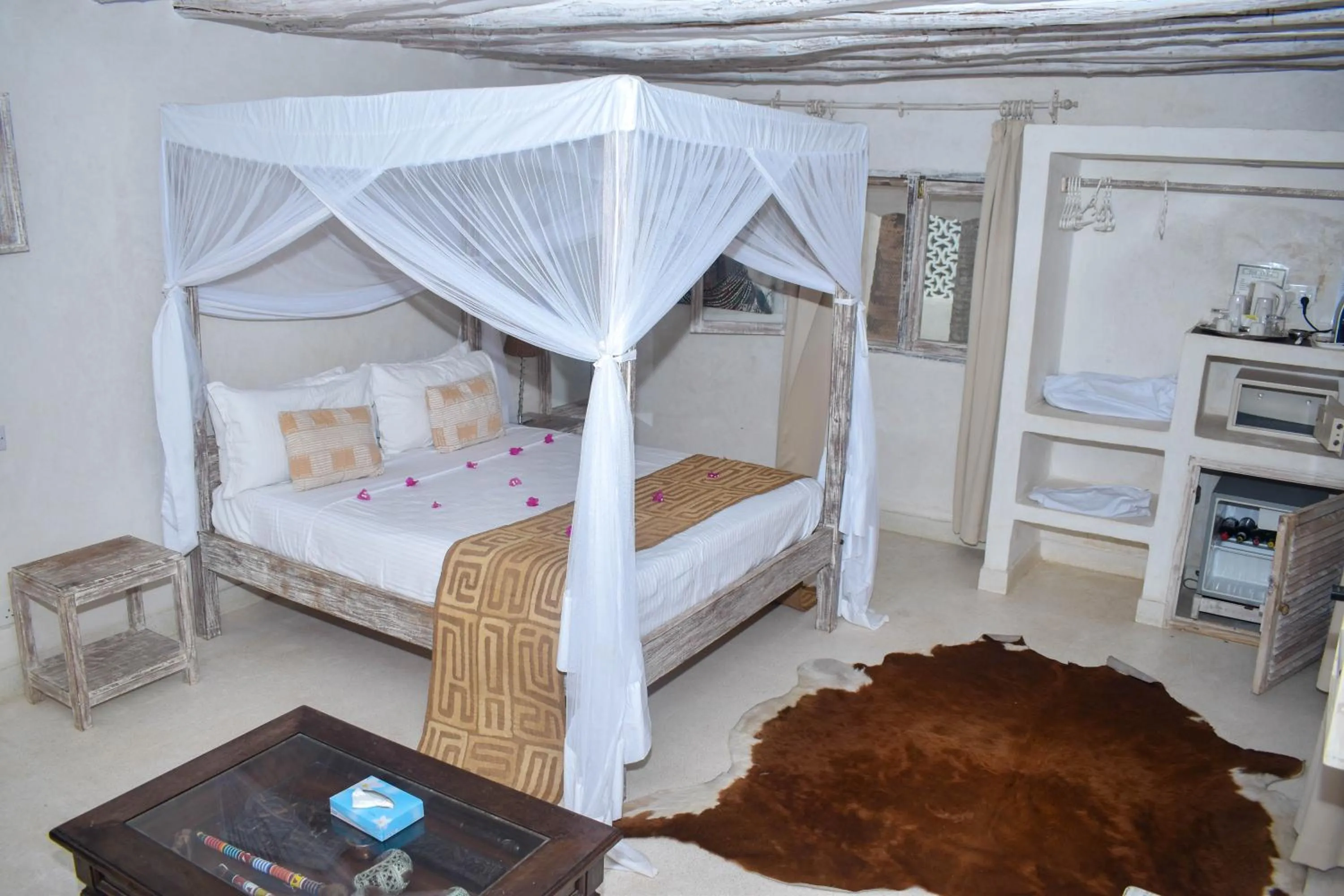 Bed in The Villa Luxury Suites Hotel