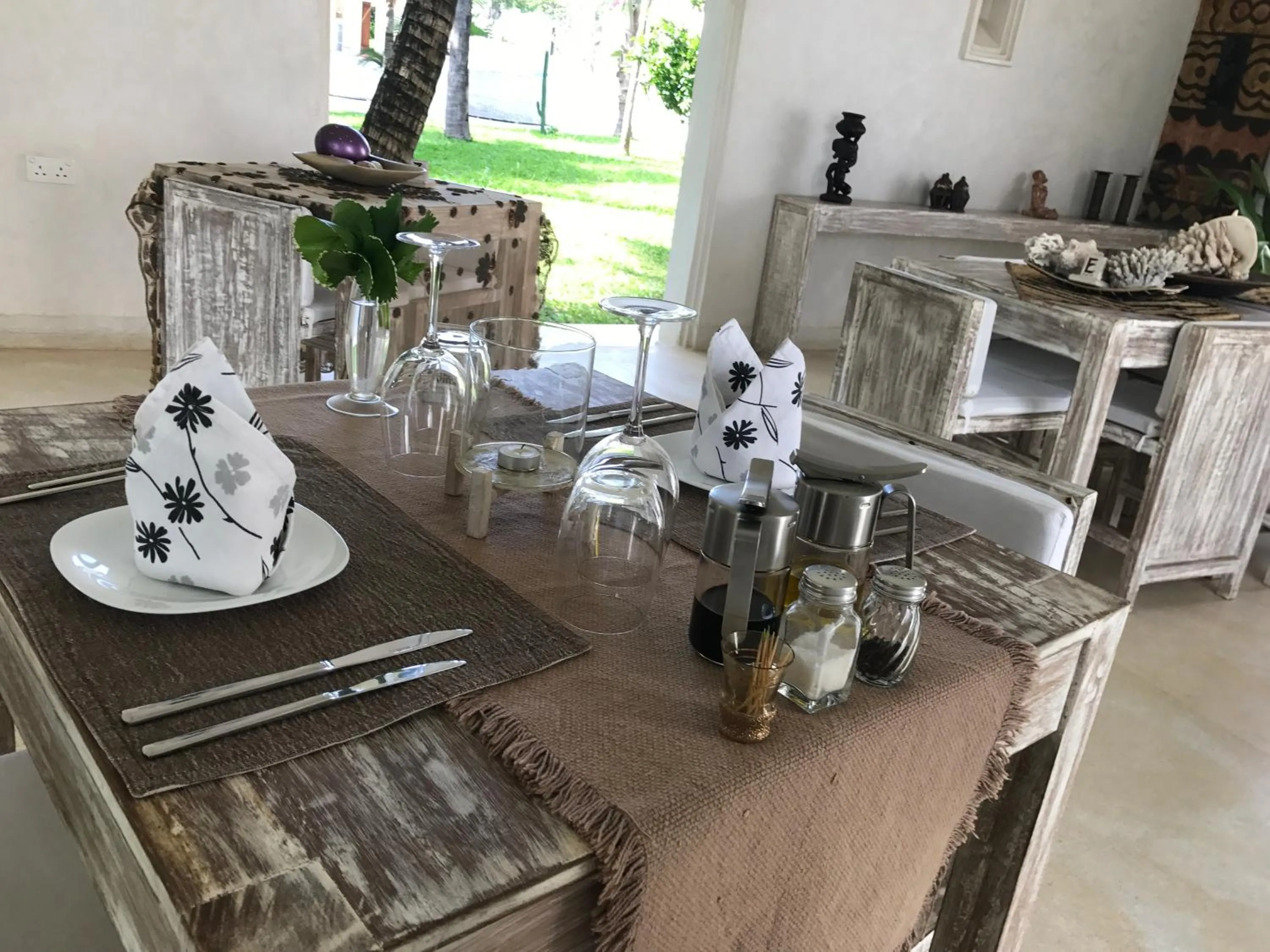 Dining area in The Villa Luxury Suites Hotel