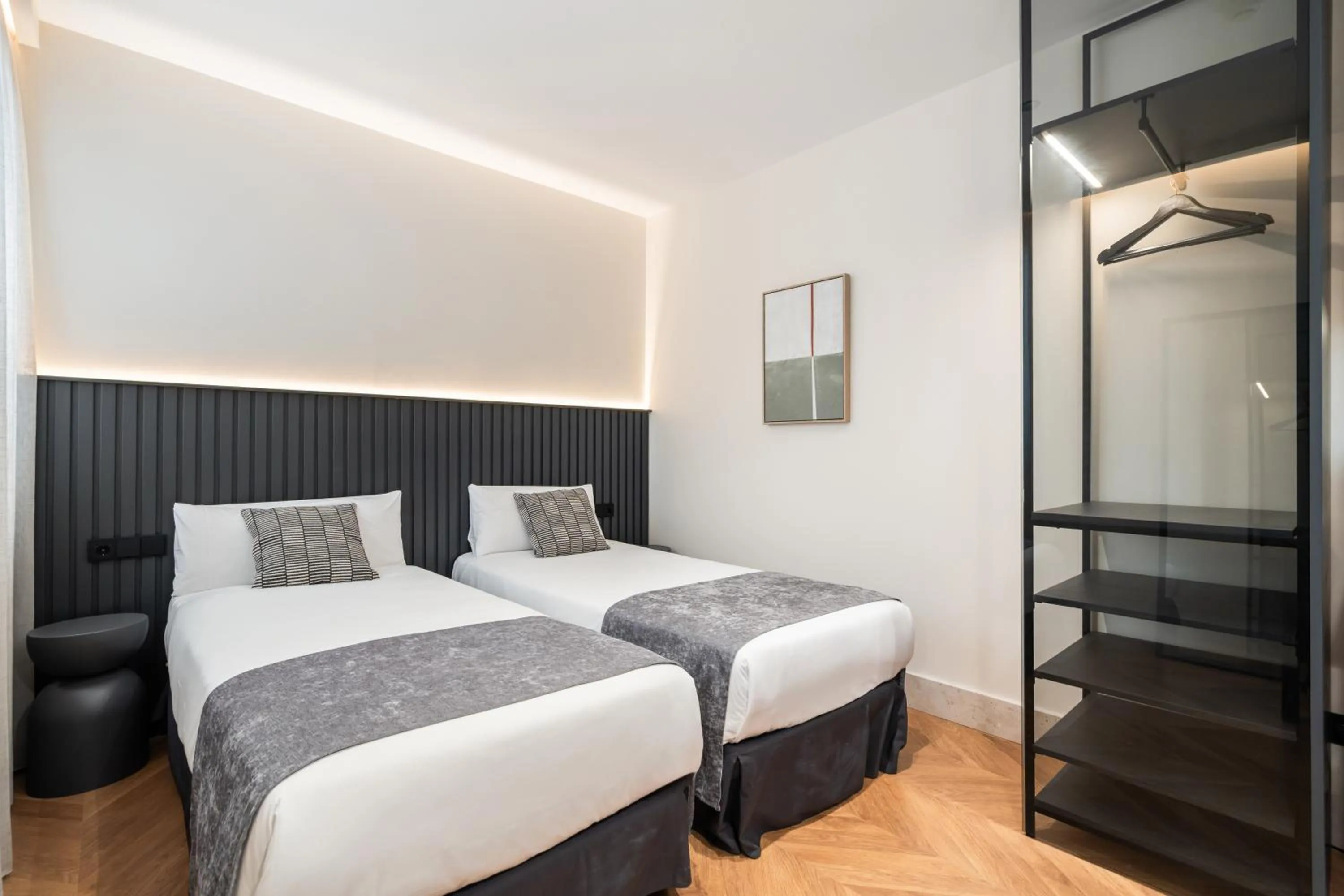 Bed in Pacifico Suites near Retiro