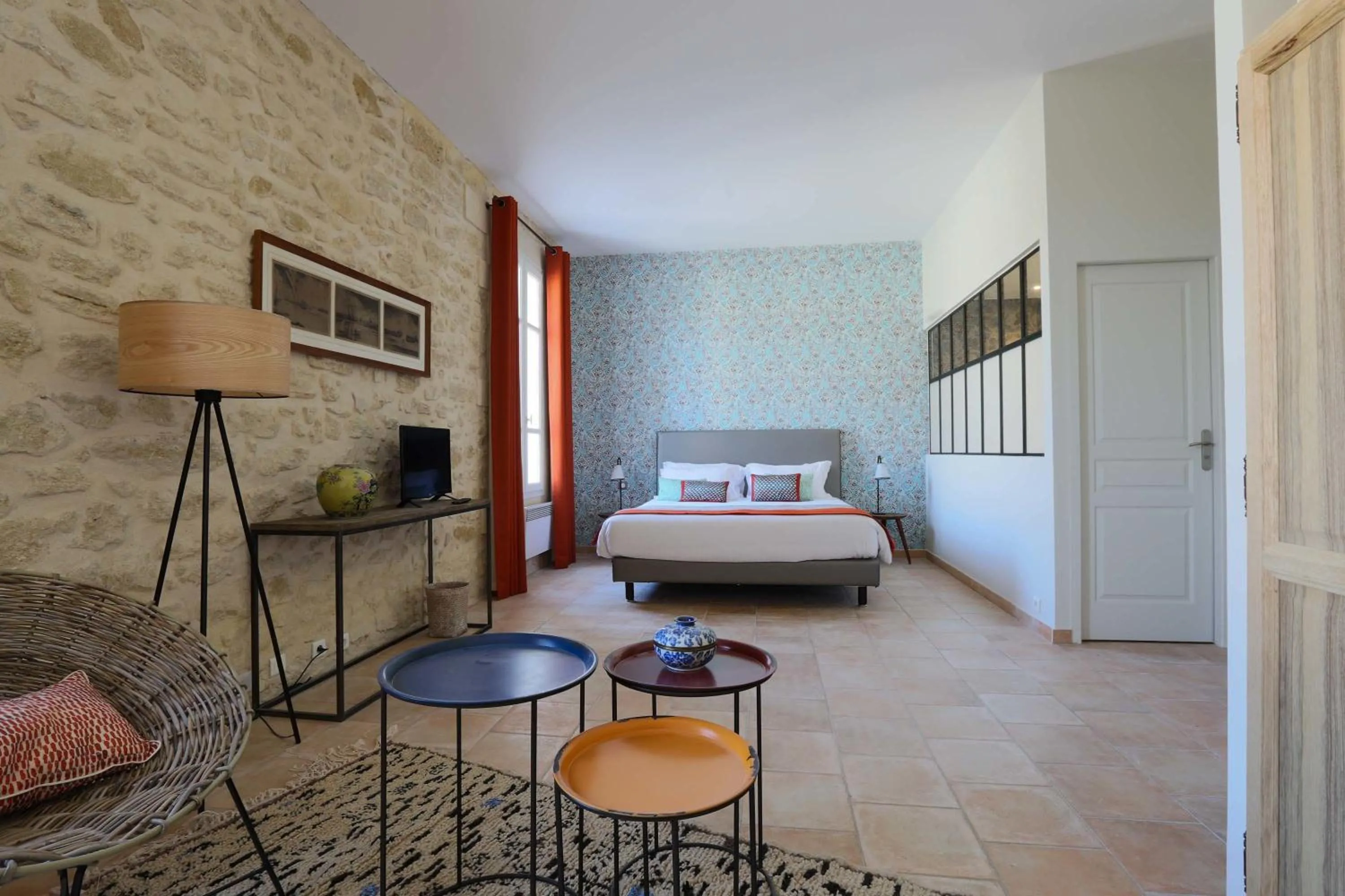 Bedroom, Bed in La Cour Des Sens