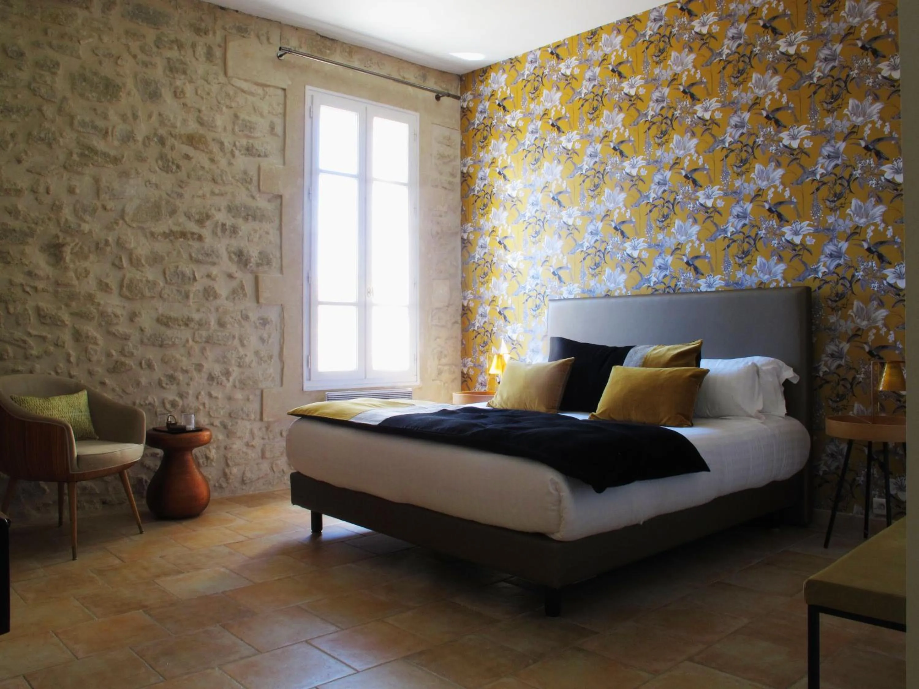 Bed in La Cour Des Sens