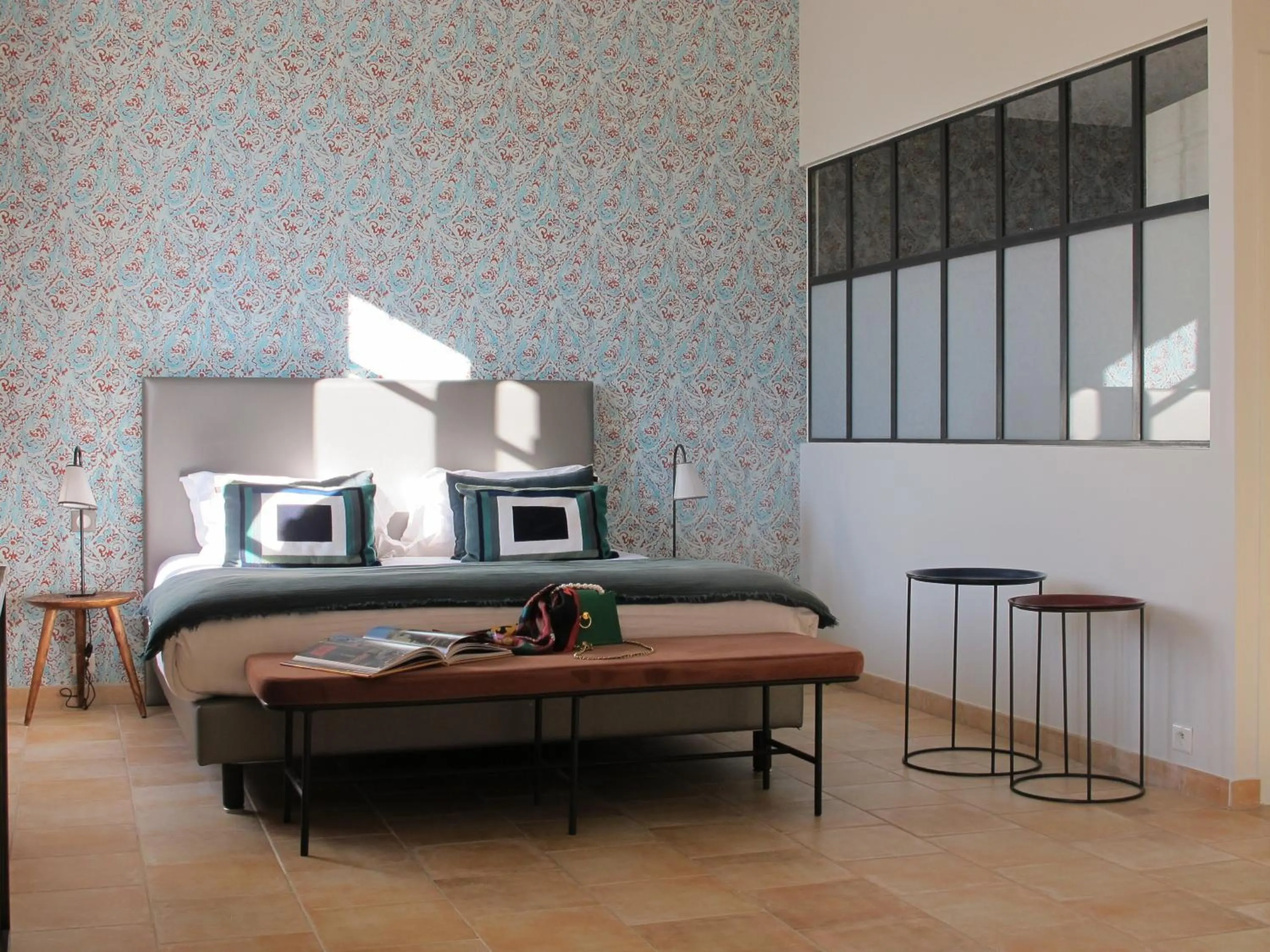 Bed in La Cour Des Sens