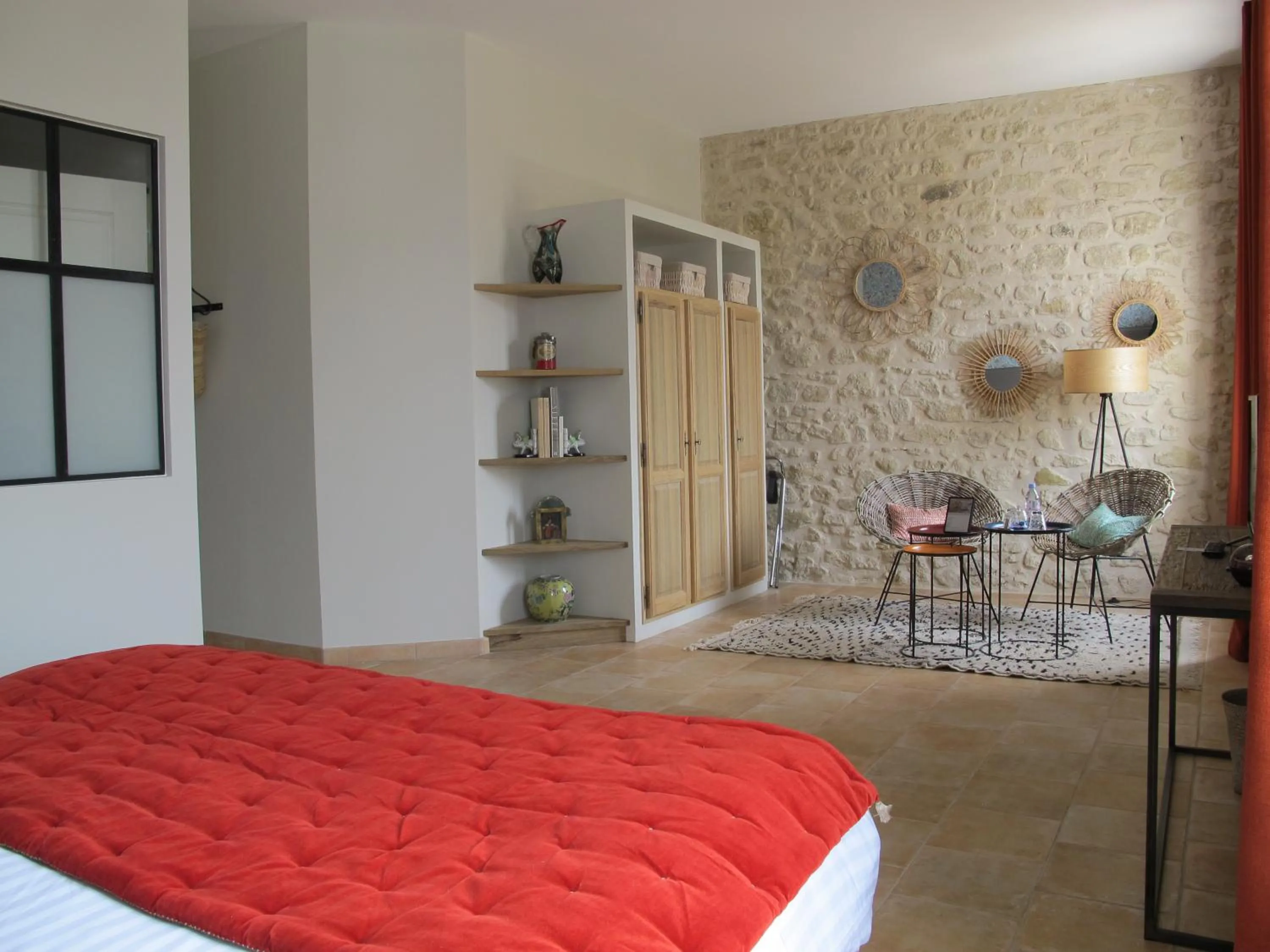 Bedroom, Bed in La Cour Des Sens