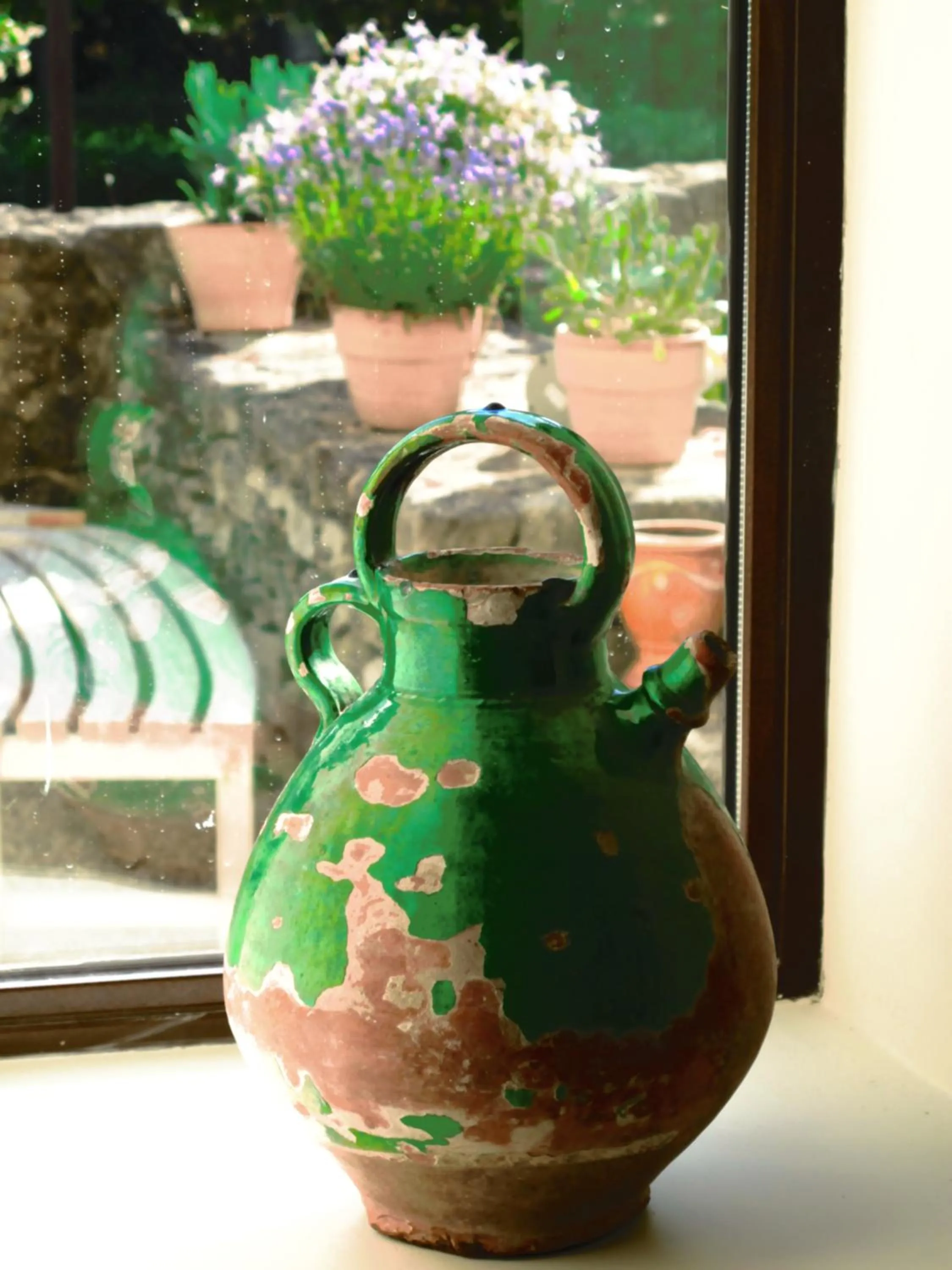 Garden view in La Cour Des Sens