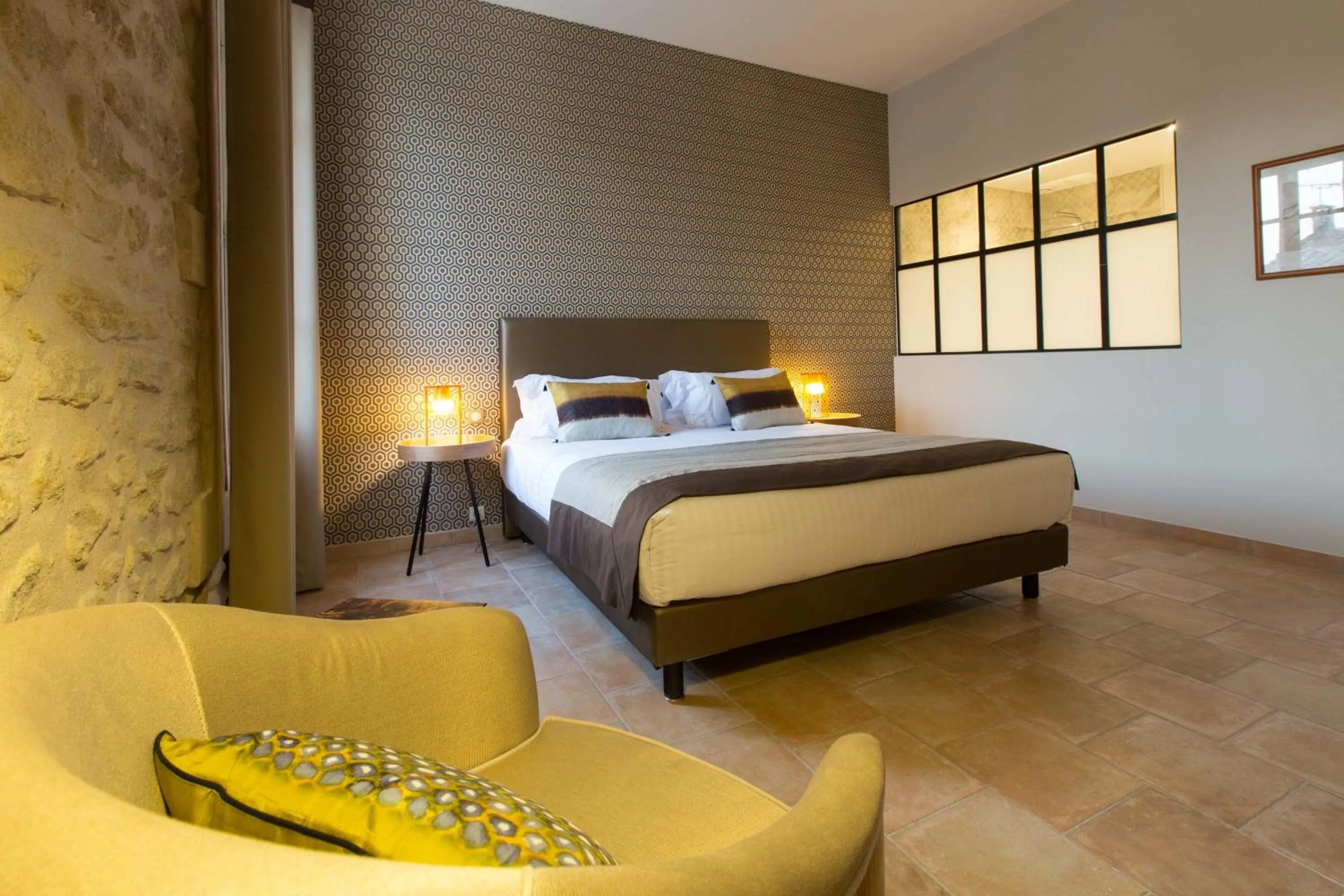 Bedroom, Bed in La Cour Des Sens