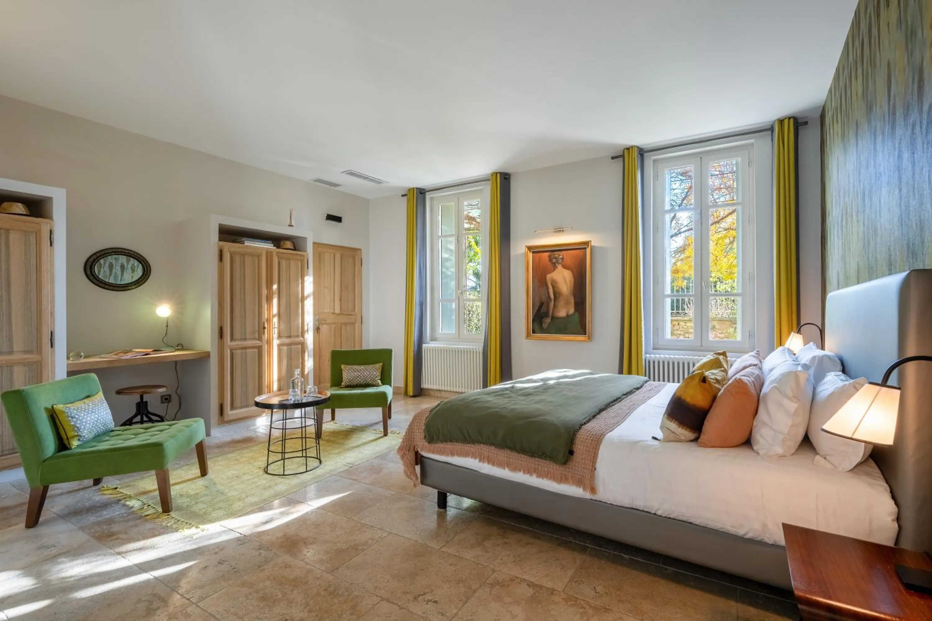 Bed in La Cour Des Sens