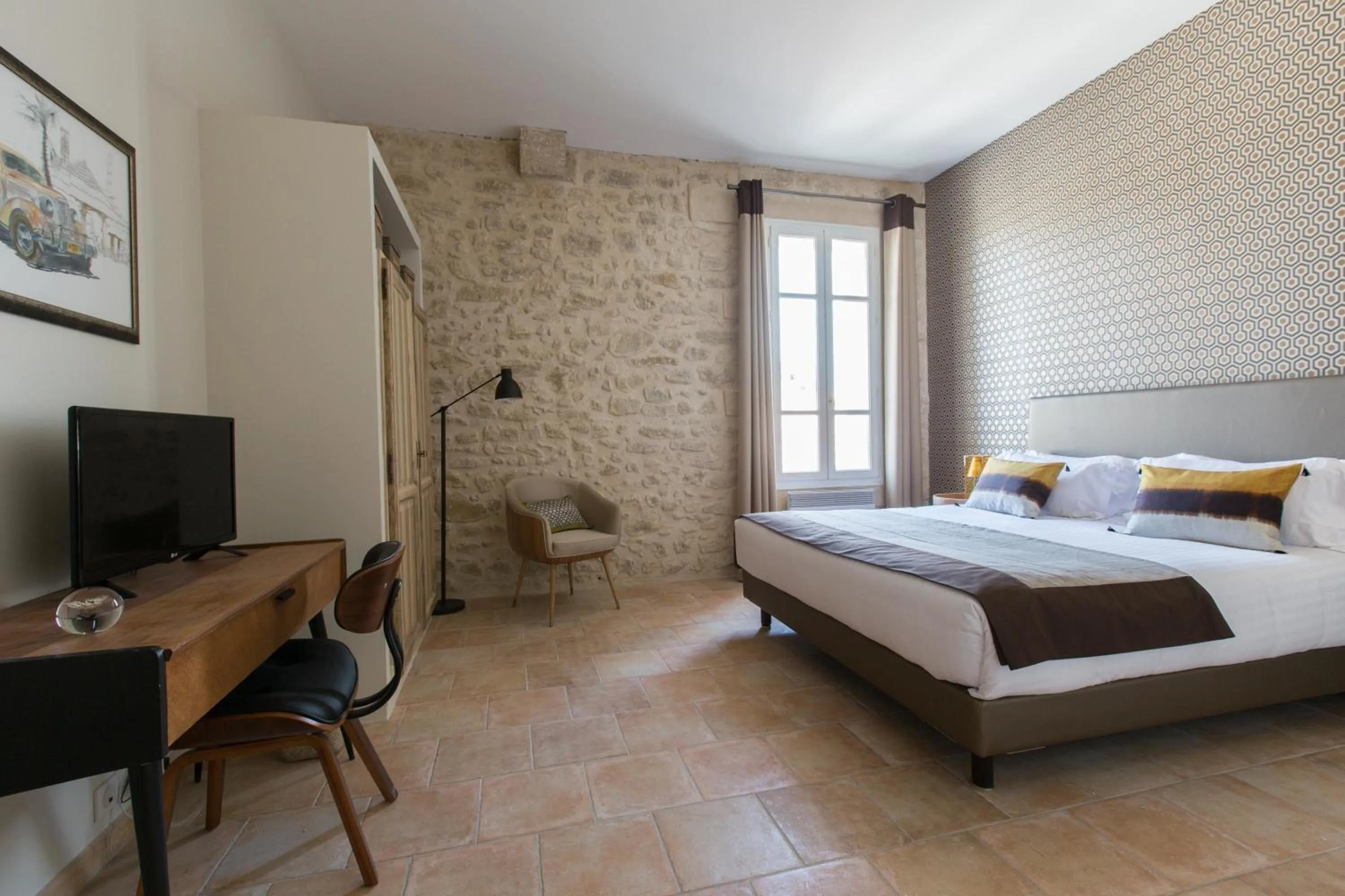 Bedroom, Bed in La Cour Des Sens