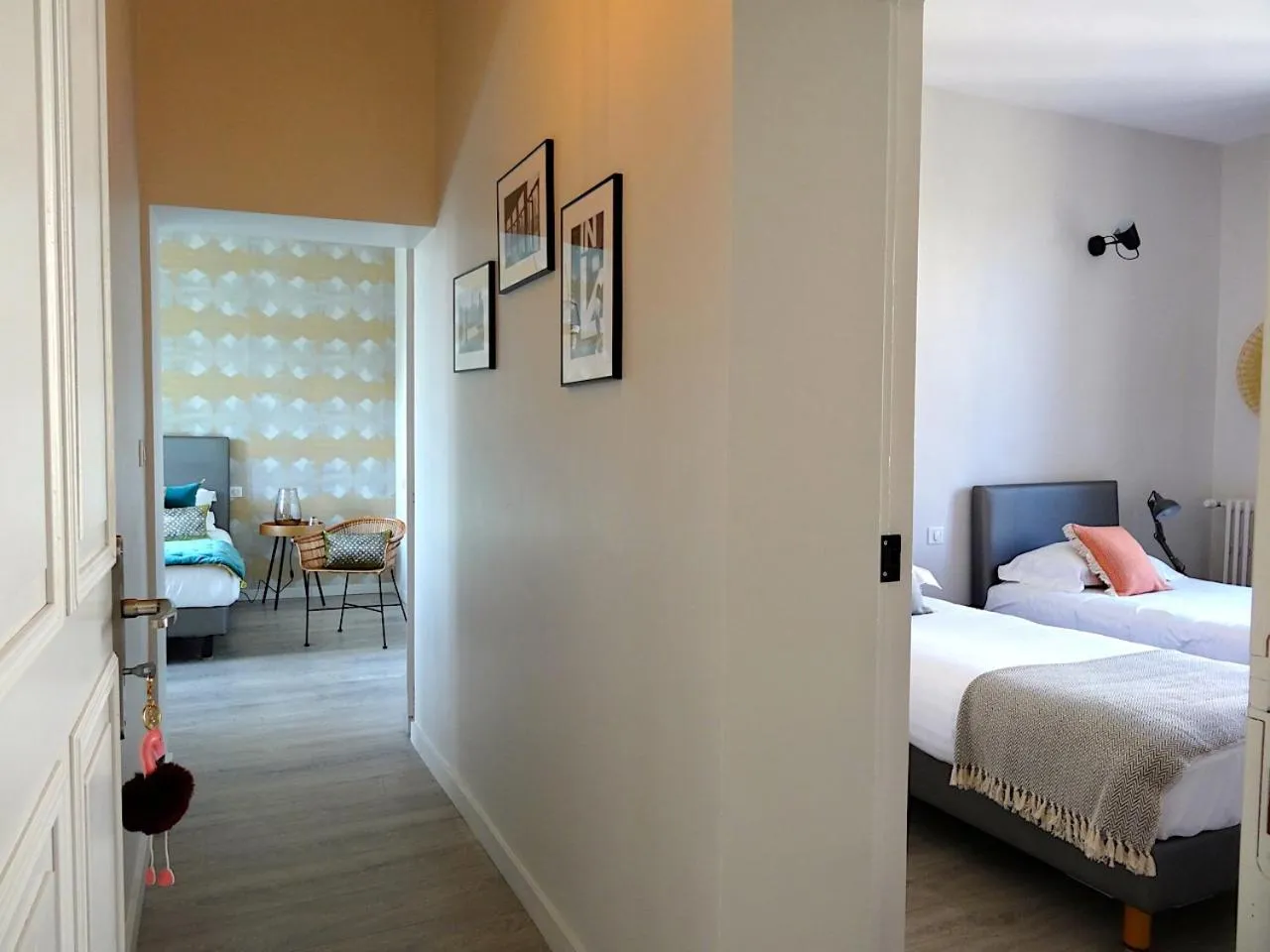 Bed in La Cour Des Sens