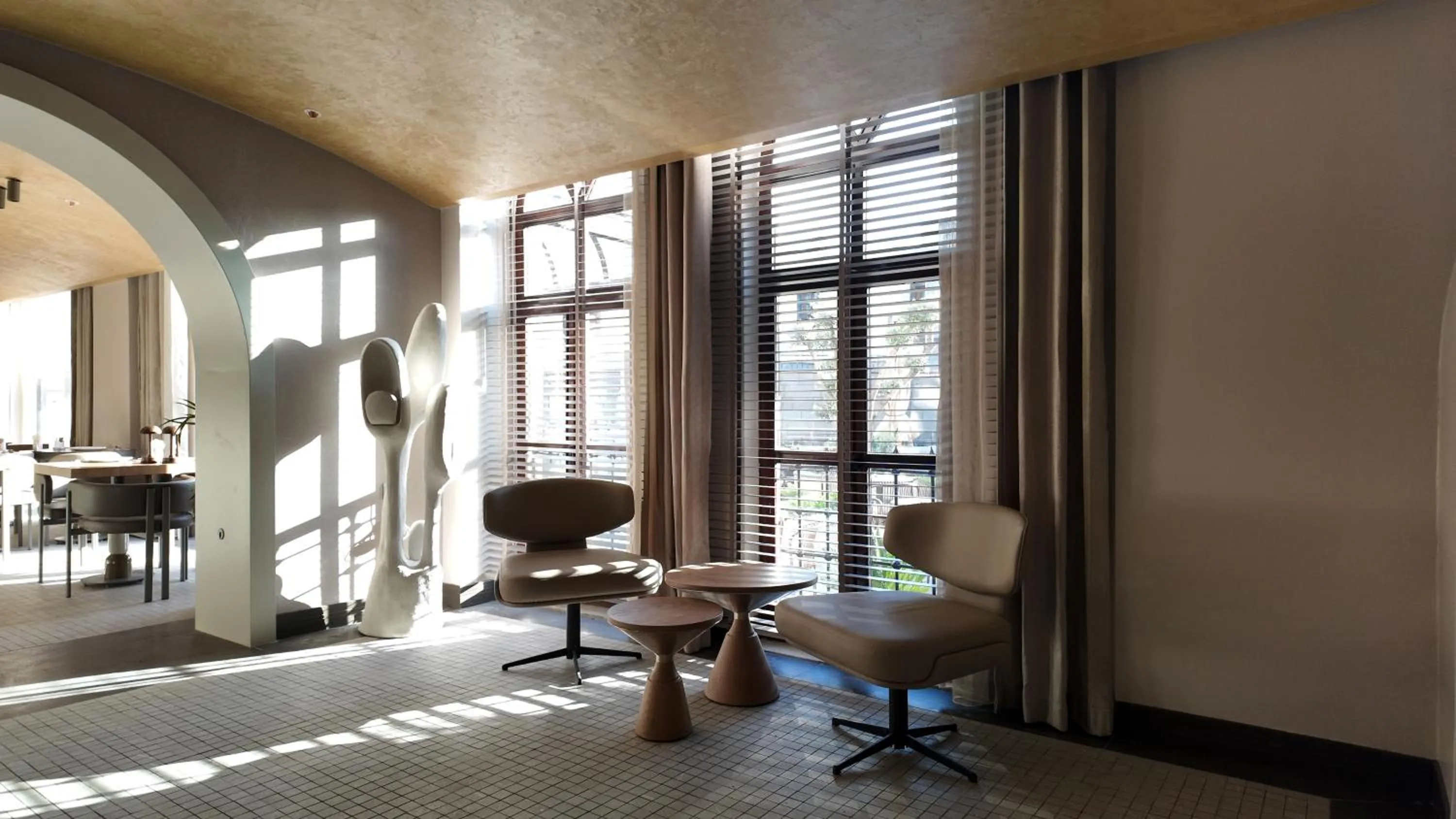 Seating area in Rempart Hotel