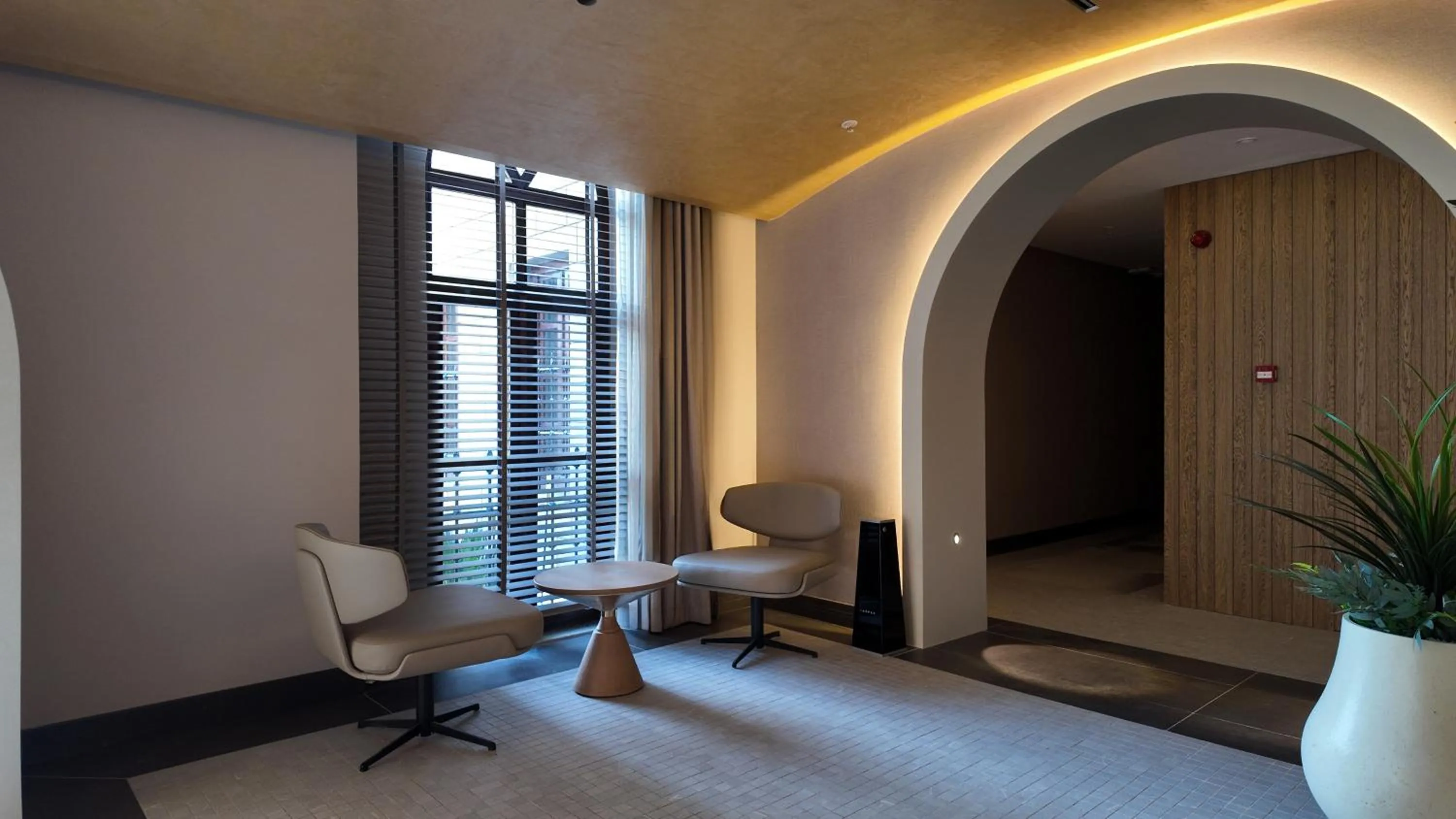 Seating area in Rempart Hotel