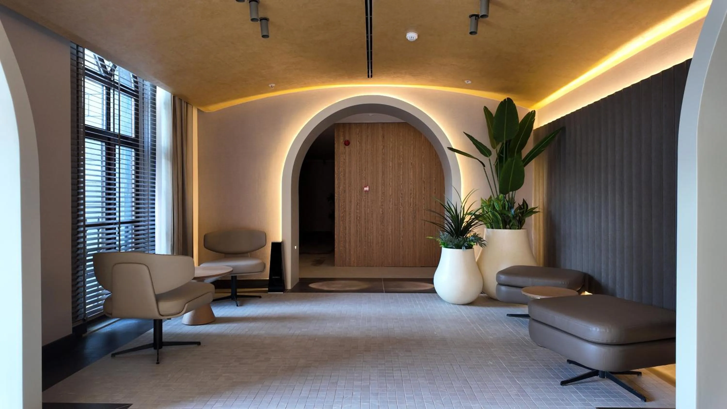 Seating area in Rempart Hotel