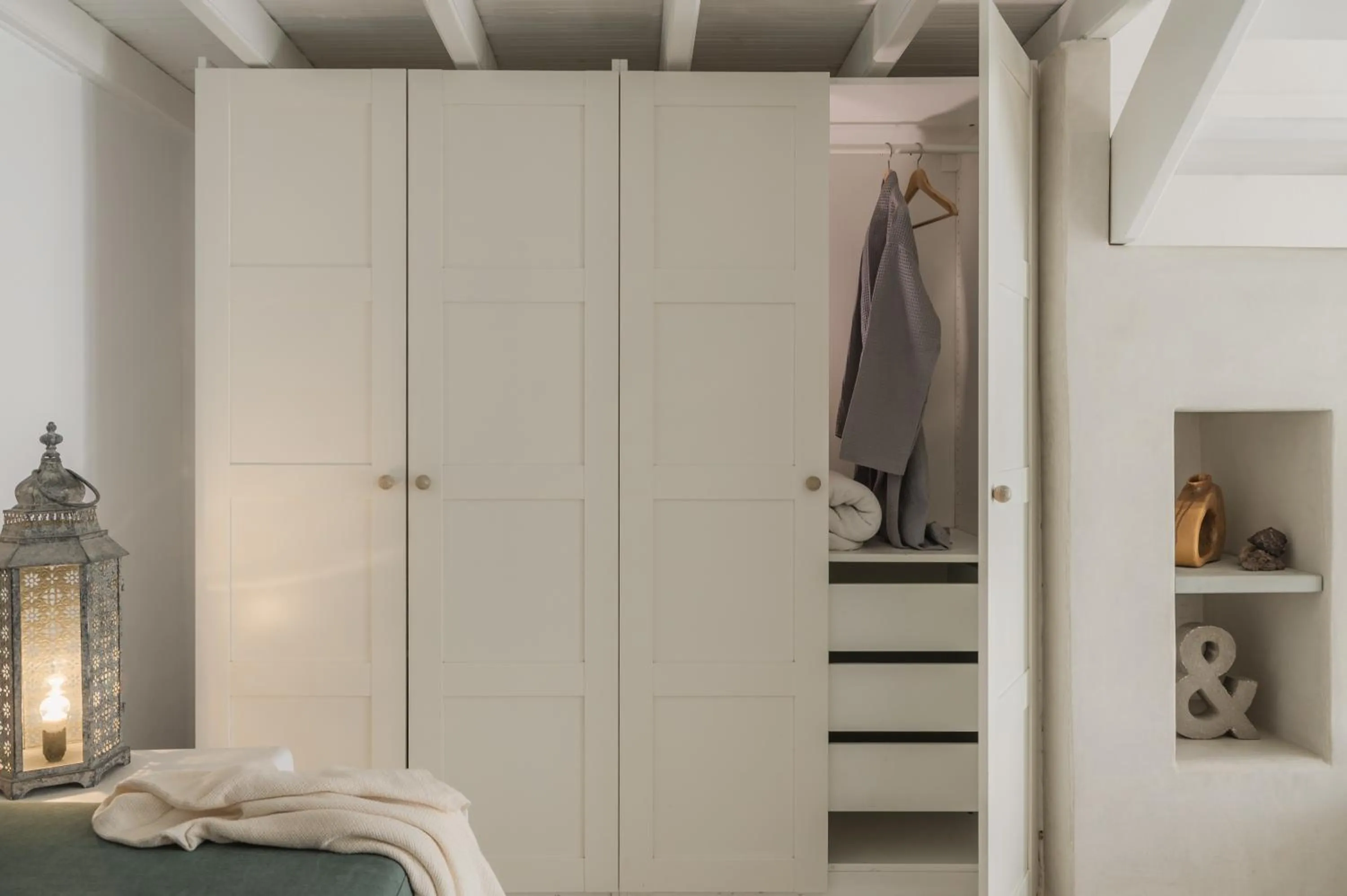 Bed in Kampanario Luxury Two-Bedroom Villa with Private Jacuzzi