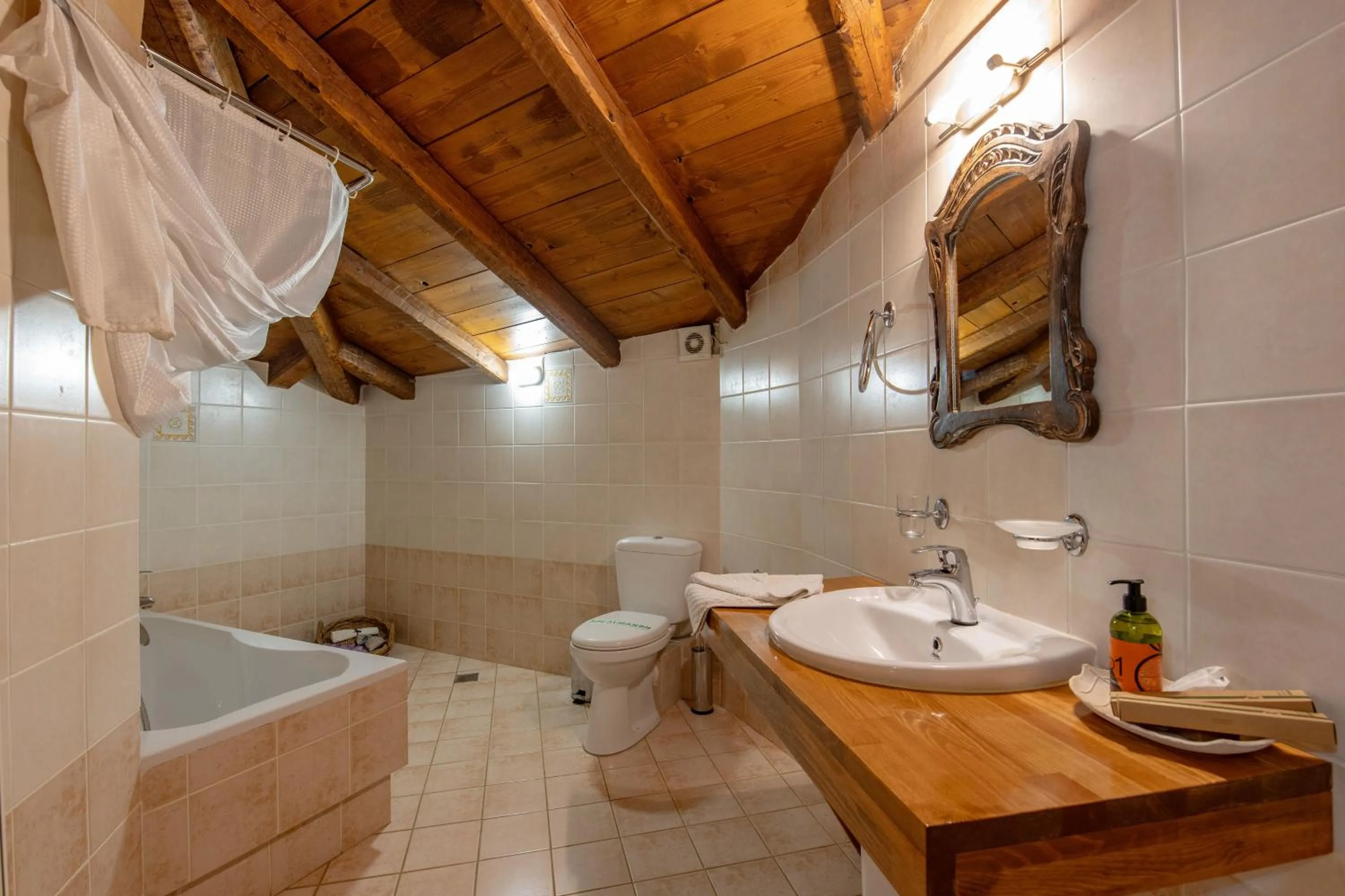 Toilet in Archontiko Fiamegou Hotel&Spa