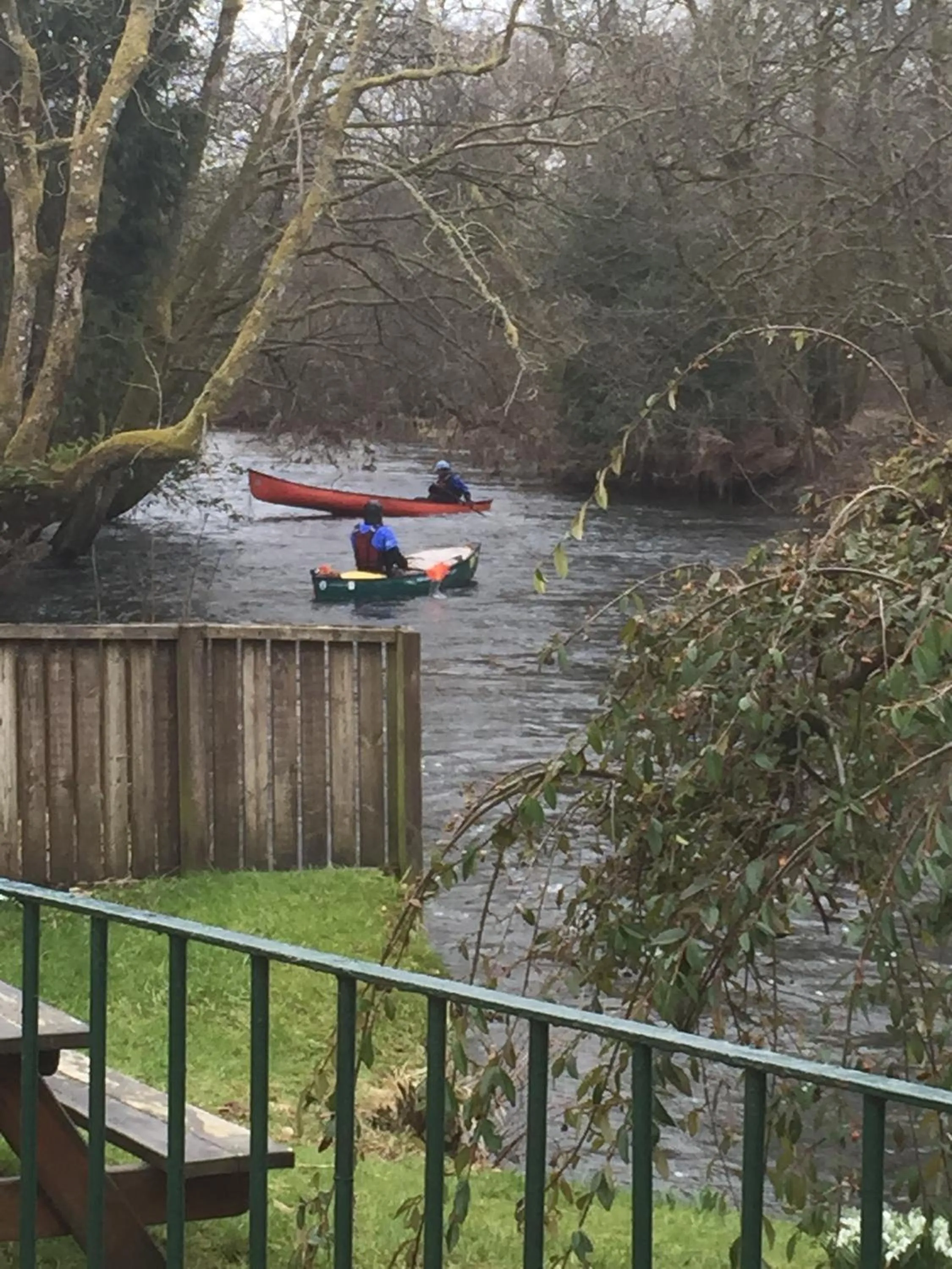 Canoeing in Riverside House