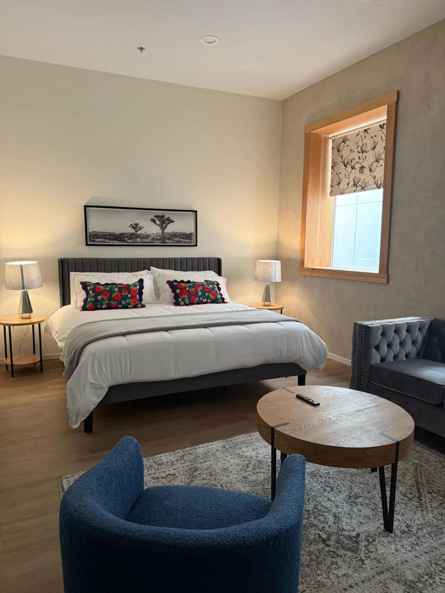 Bedroom, Bed in Unicorn Zebra