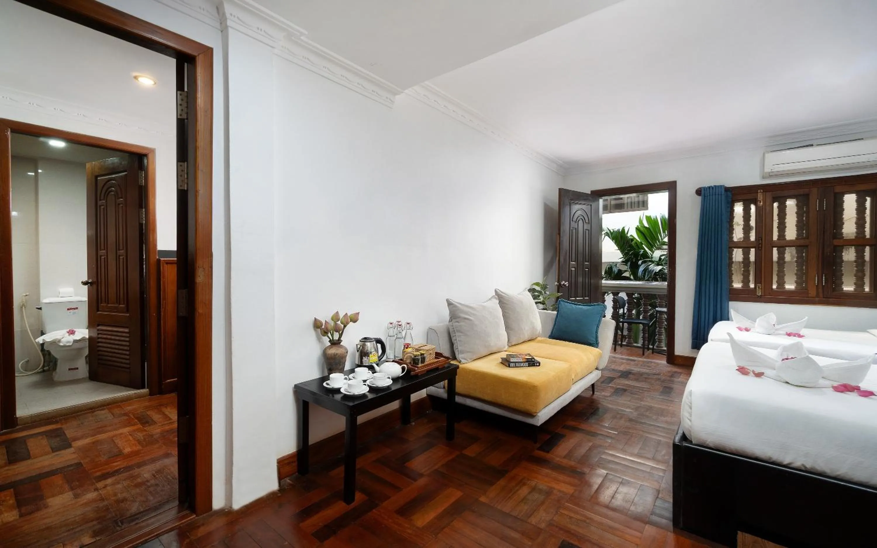 Bed in Siem Reap Center Hotel