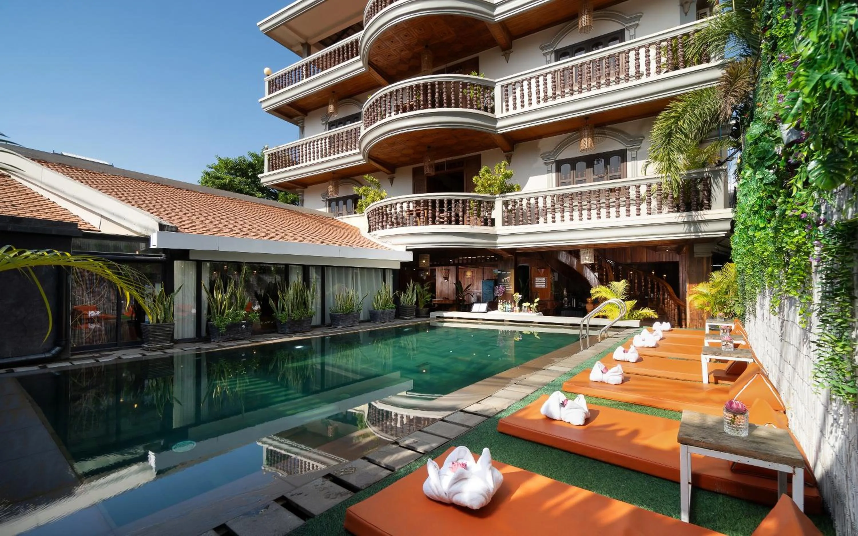 Property building in Siem Reap Center Hotel