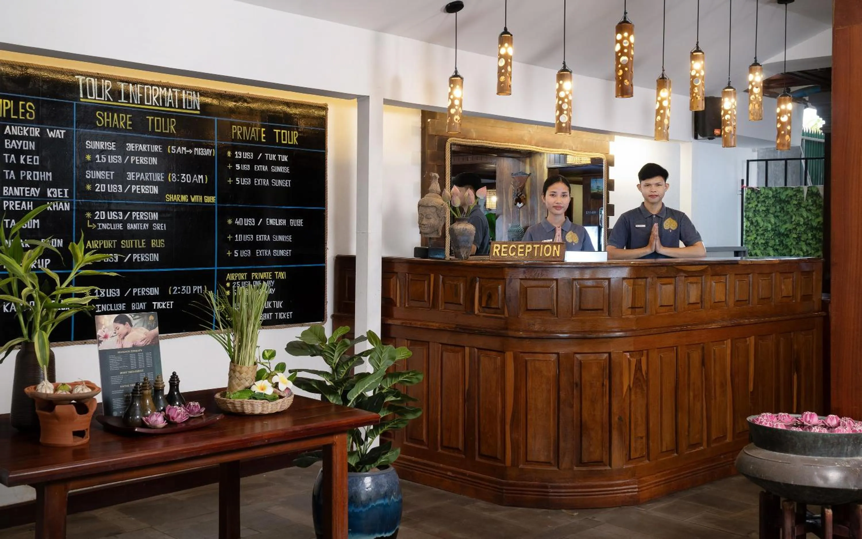 Staff in Siem Reap Center Hotel