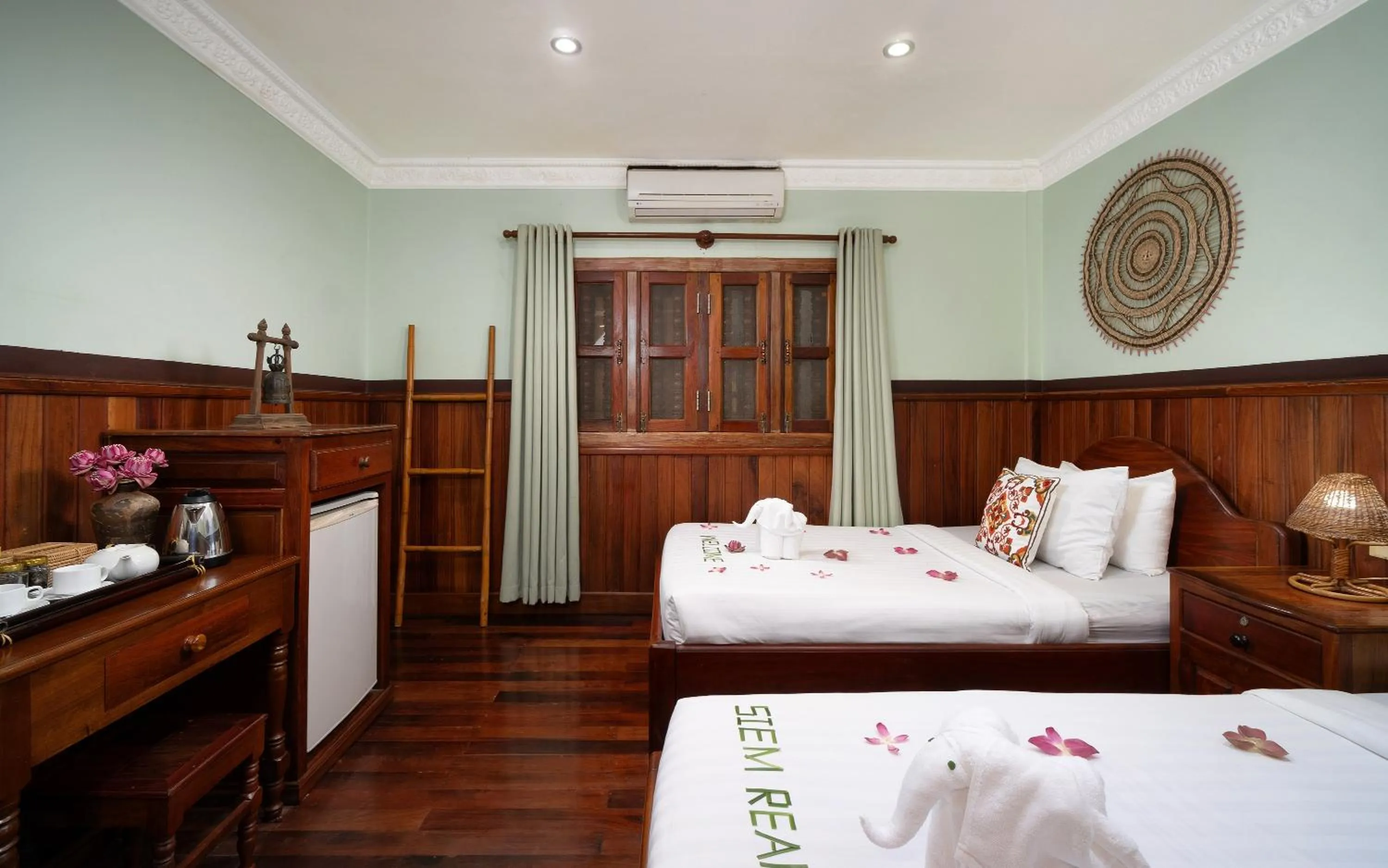 Bed in Siem Reap Center Hotel
