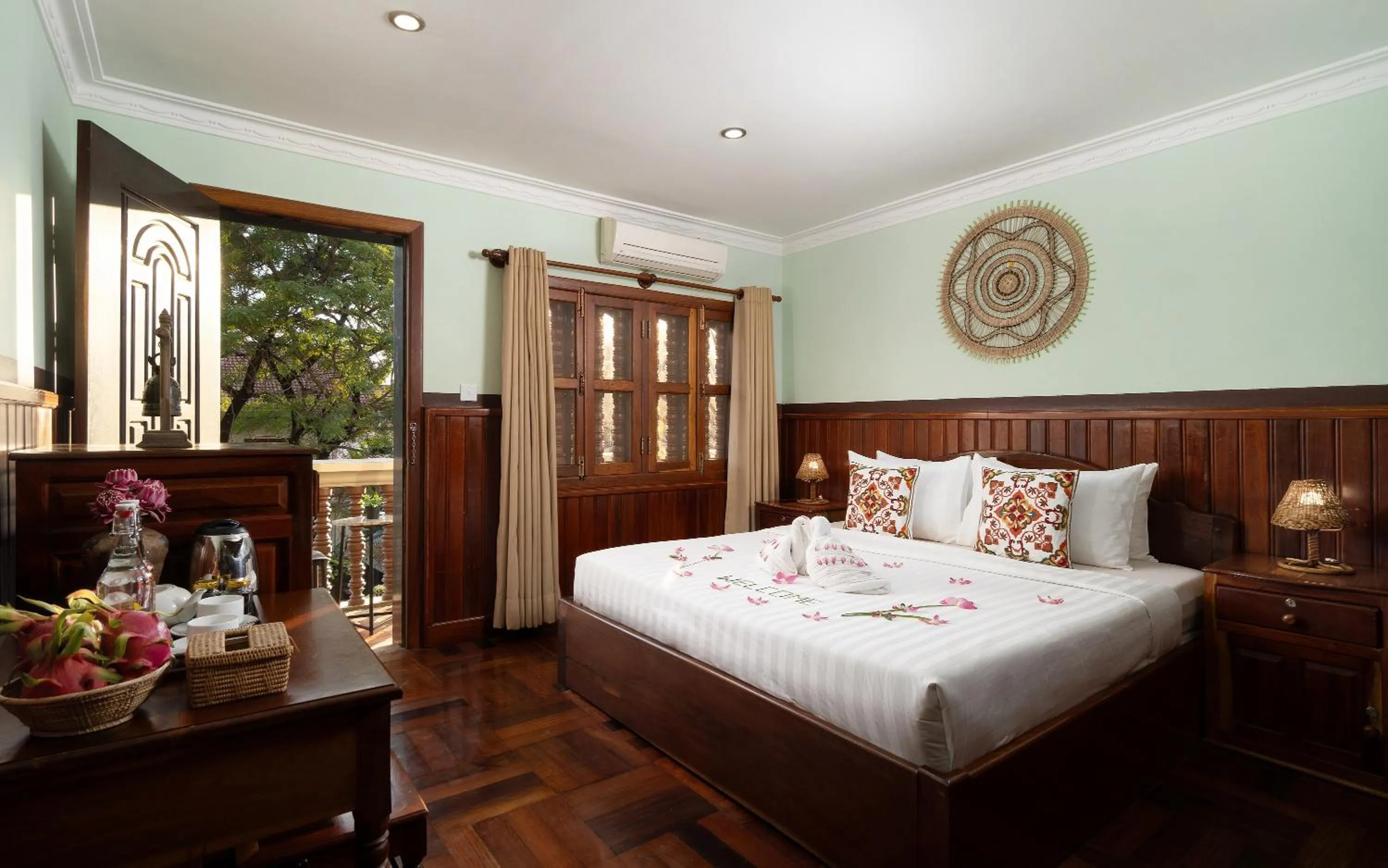 Bed in Siem Reap Center Hotel