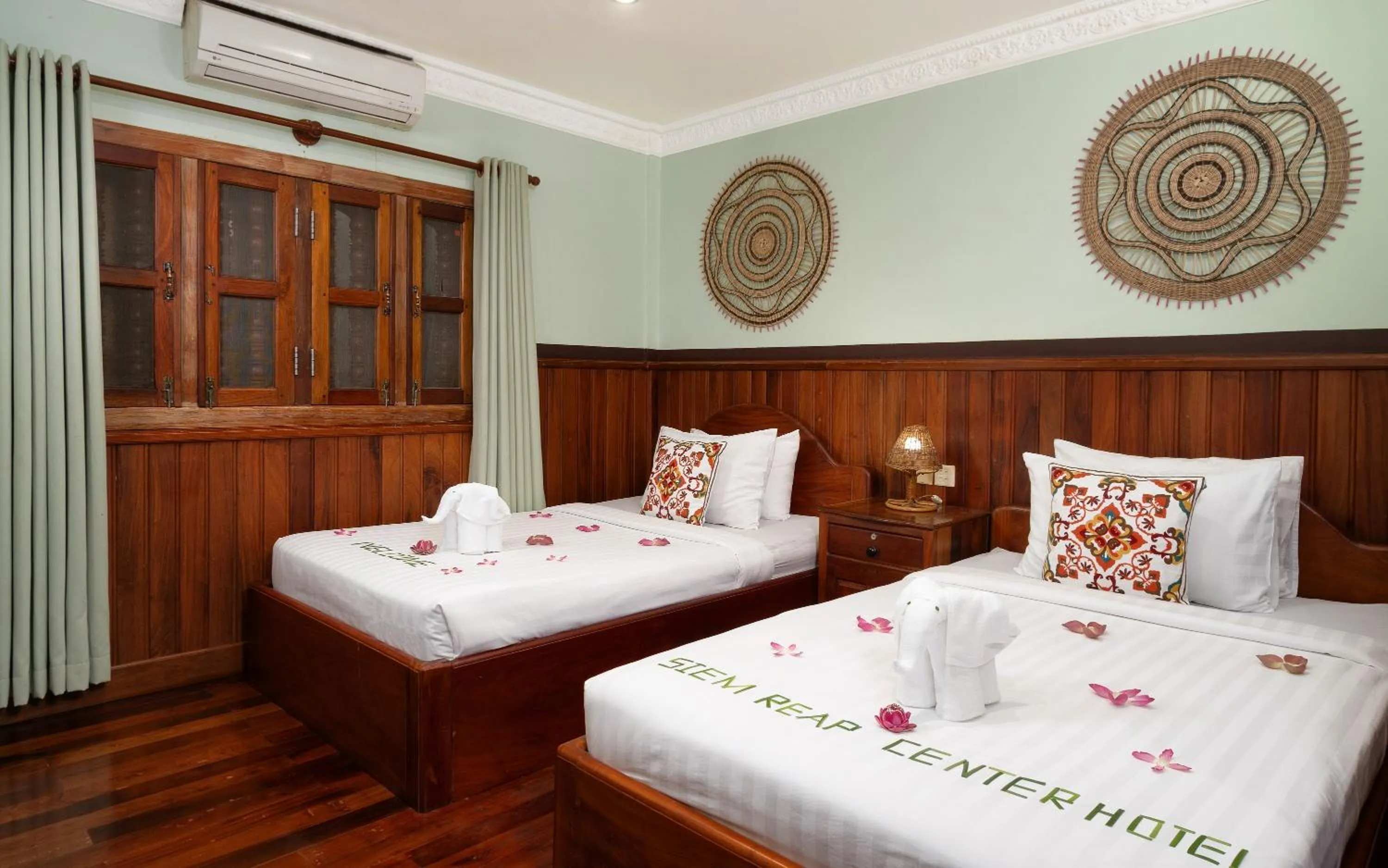 Bed in Siem Reap Center Hotel
